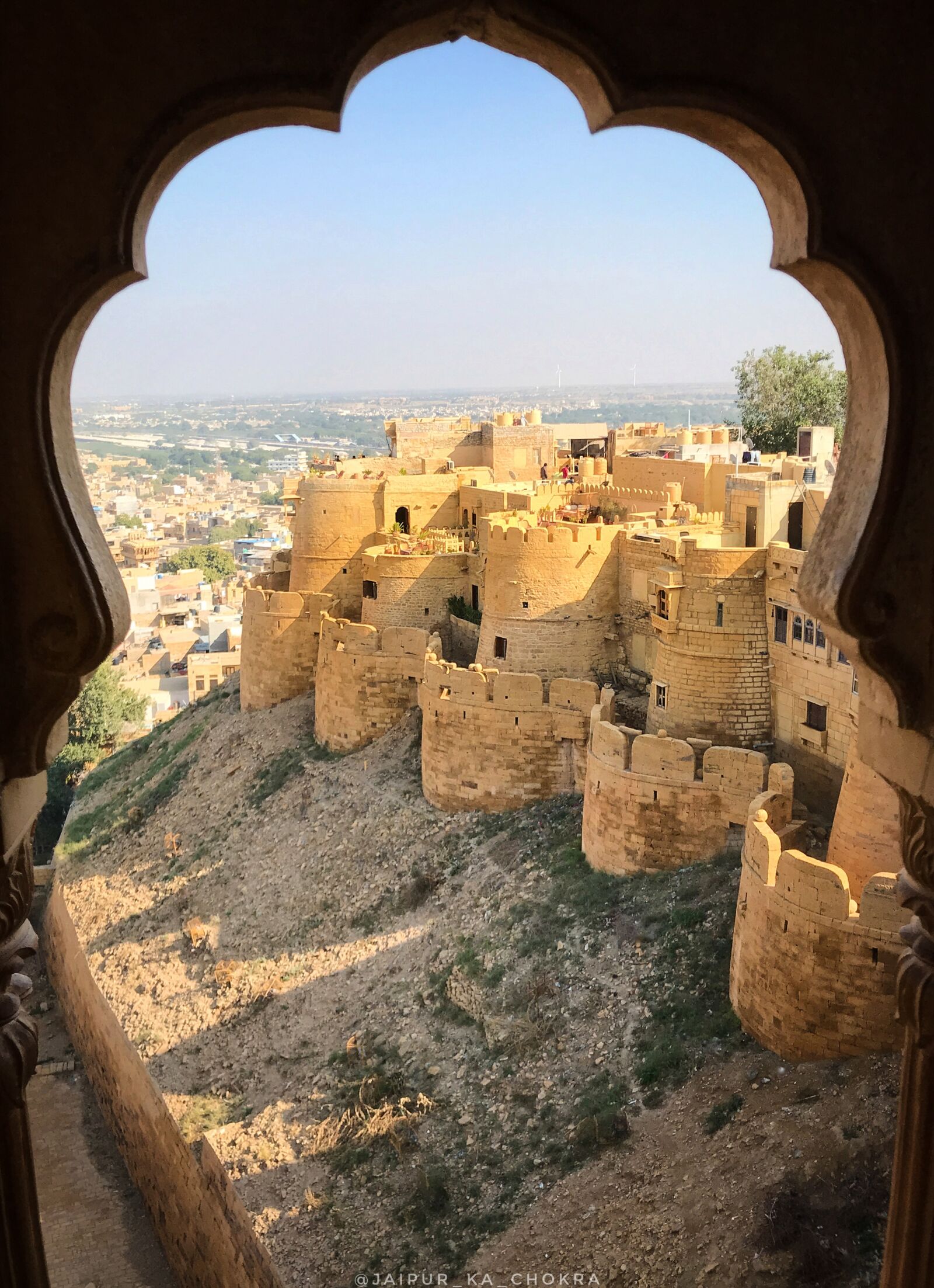 iPhone 7 back camera 3.99mm f/1.8 sample photo. Sky, fort, rajashthan photography