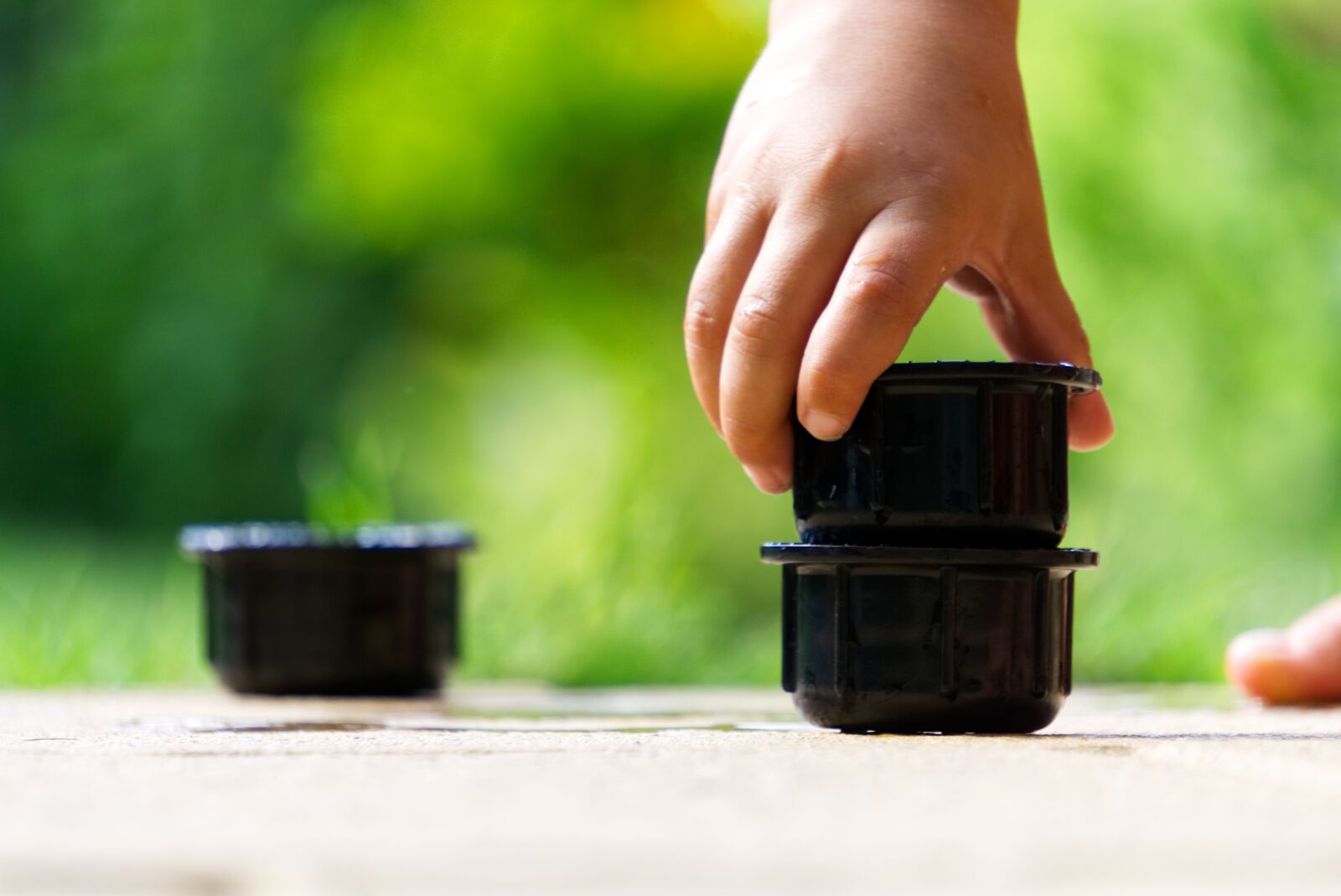 Sony a6000 sample photo. Stack, play, cup photography
