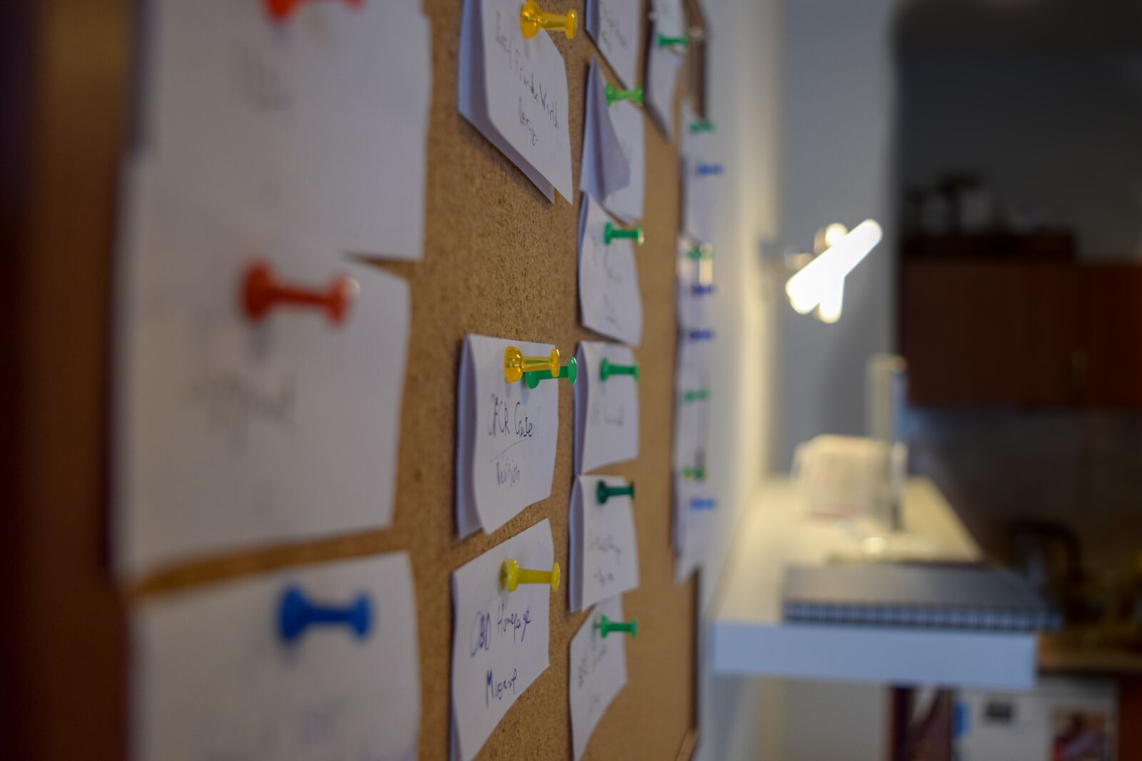 Nikon D5300 sample photo. Pins, pinboard, team photography