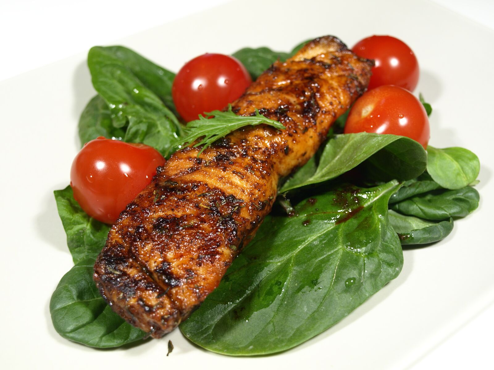 Olympus E-510 (EVOLT E-510) sample photo. Grilled, salmon, grill photography