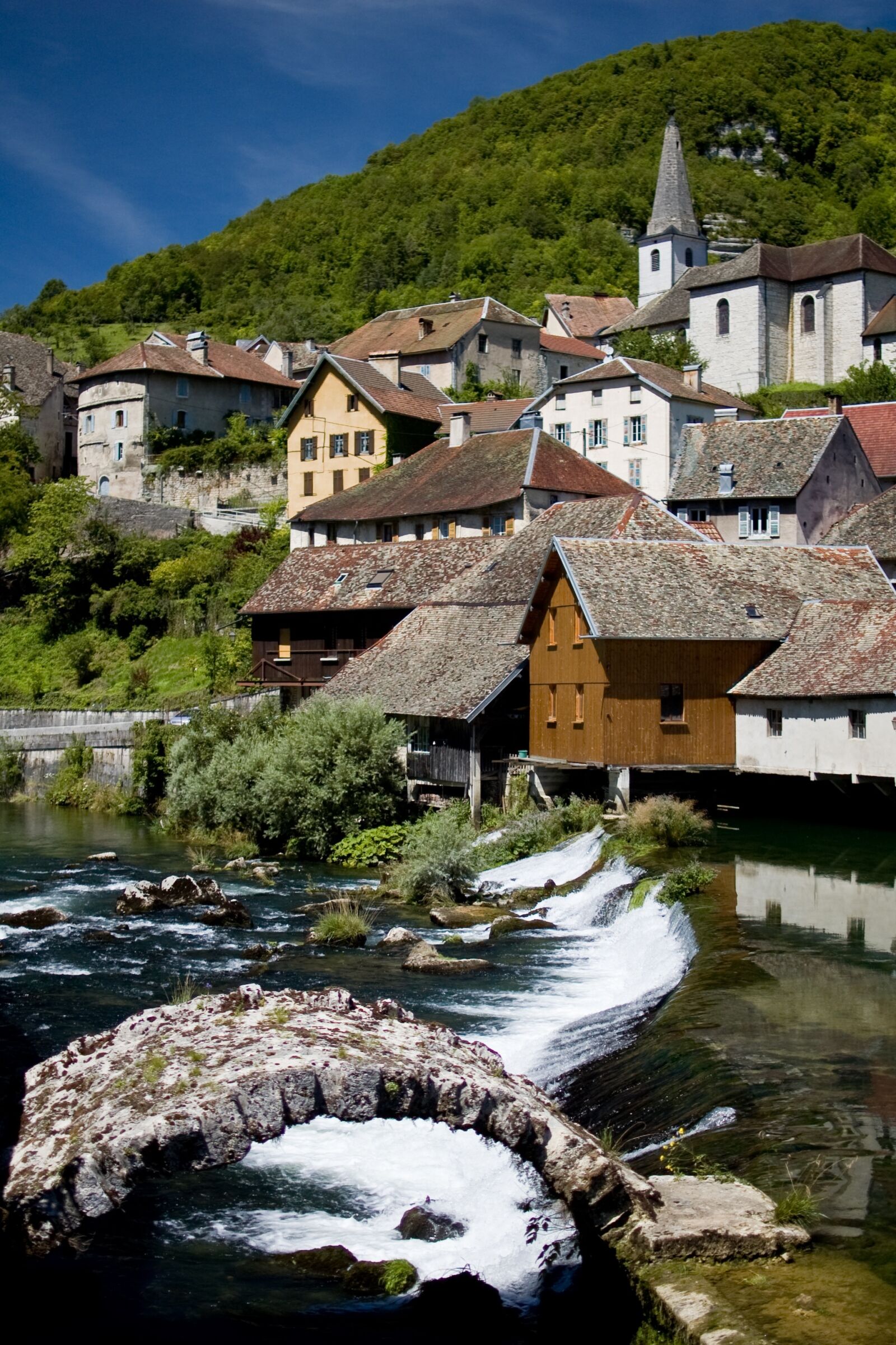 Nikon D50 sample photo. Lods, jura, france photography