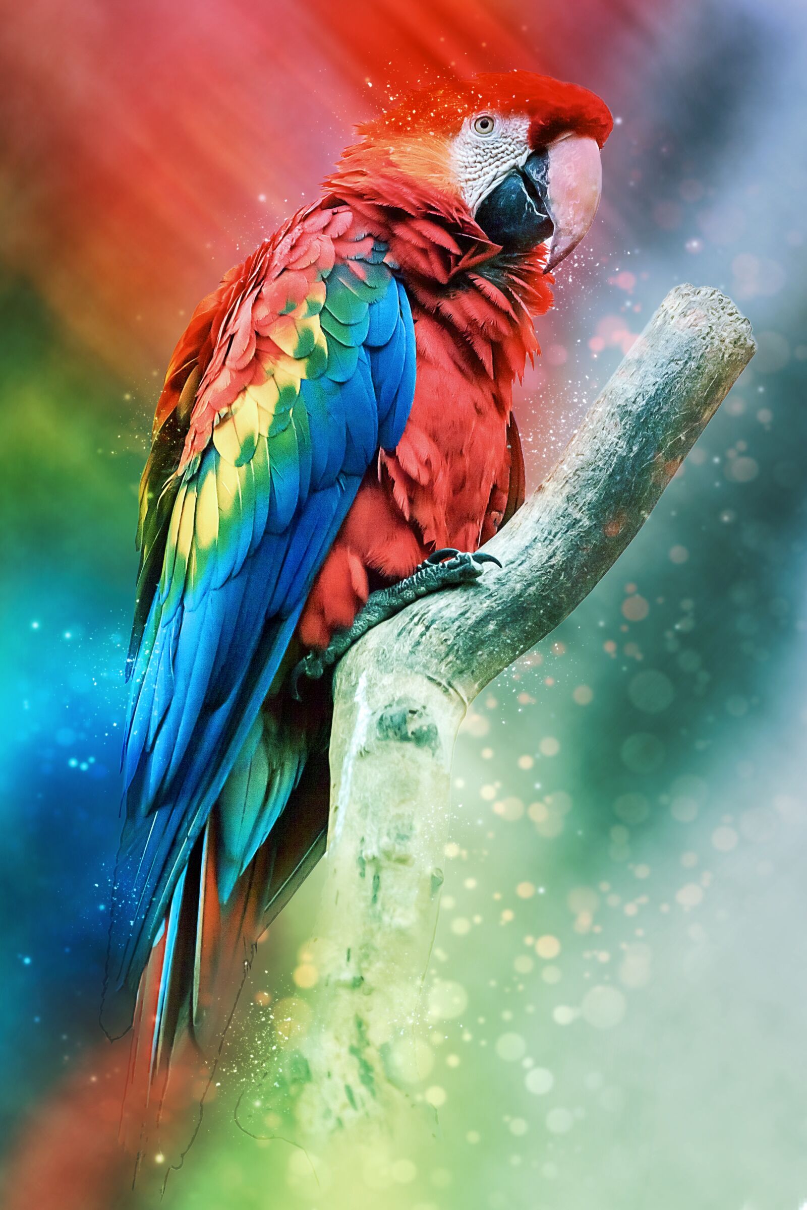 Canon EOS 5D Mark II sample photo. Animal, ara macao, beak photography