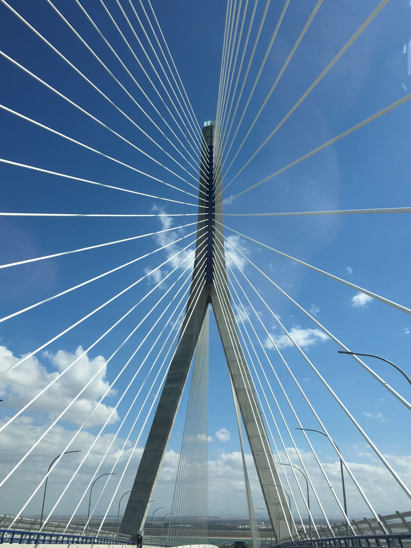 Apple iPhone 6s sample photo. Suspension bridge, perspectives, tensioners photography