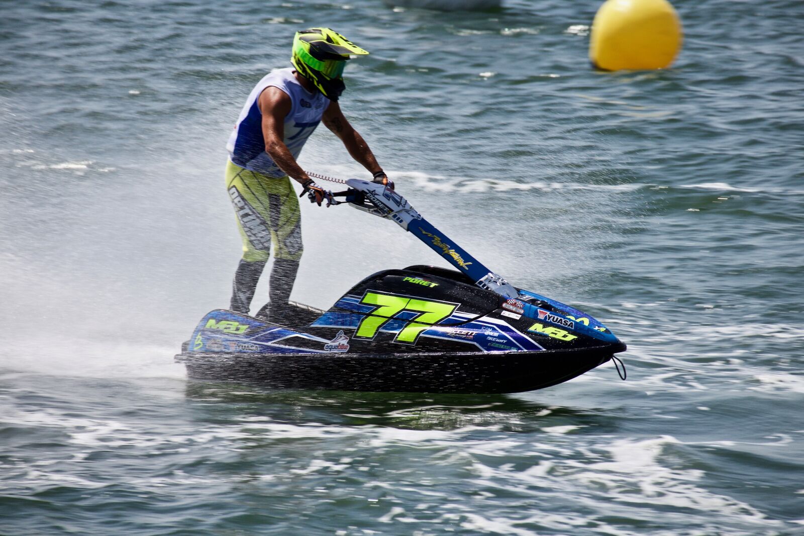 Canon EOS M sample photo. Water bike, sea, splash photography