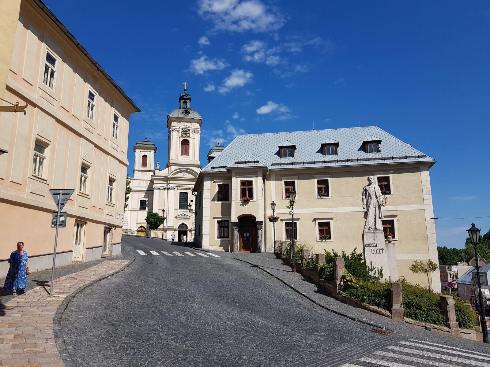 Samsung Galaxy S8 sample photo. Banská štiavnica, town, path photography