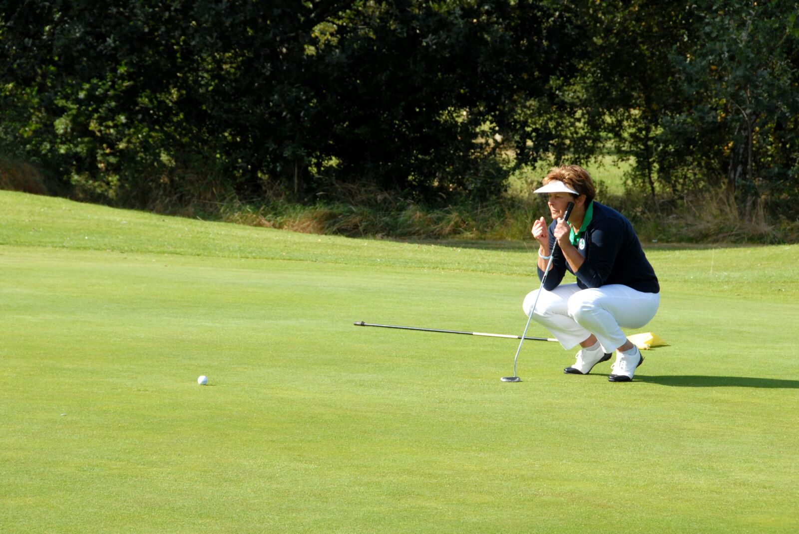 Nikon D200 sample photo. Golf, white, sport photography