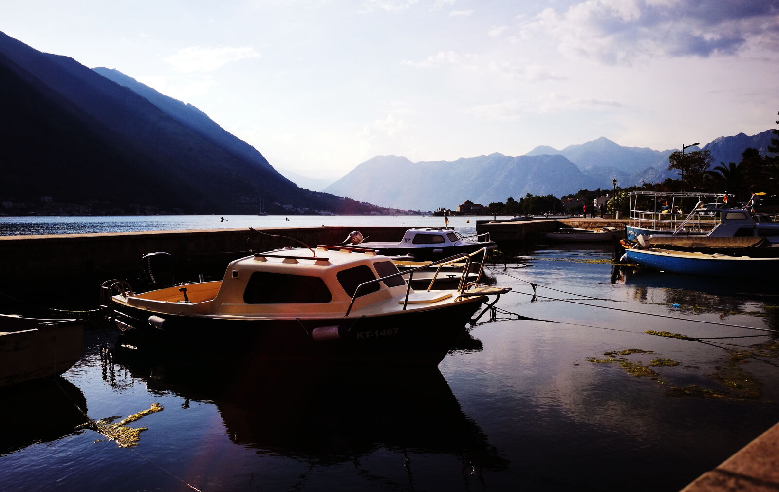 HUAWEI P9 sample photo. Boat, golf, kotor, city photography