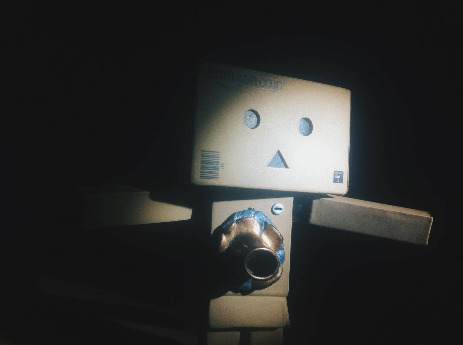 iPhone 4 back camera 3.85mm f/2.8 sample photo. Bullet, bulletproof, danbo, danboard photography