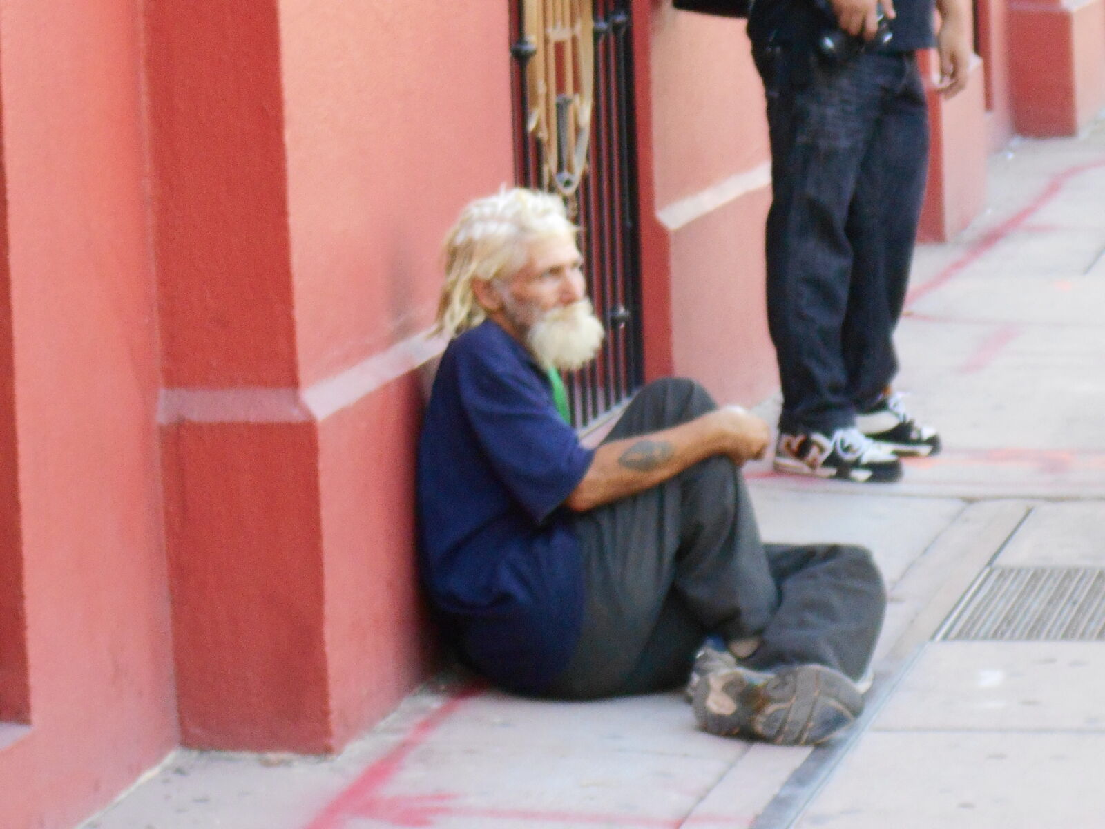 Nikon Coolpix L28 sample photo. Homeless, man photography