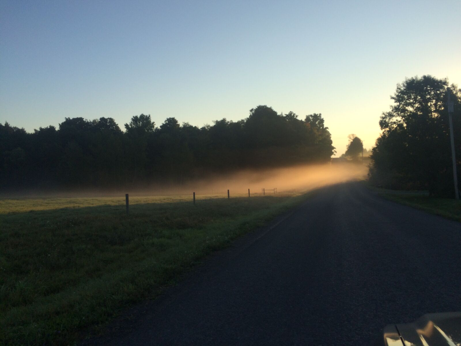 Apple iPhone 5s sample photo. Mist, morning, sunbeams photography