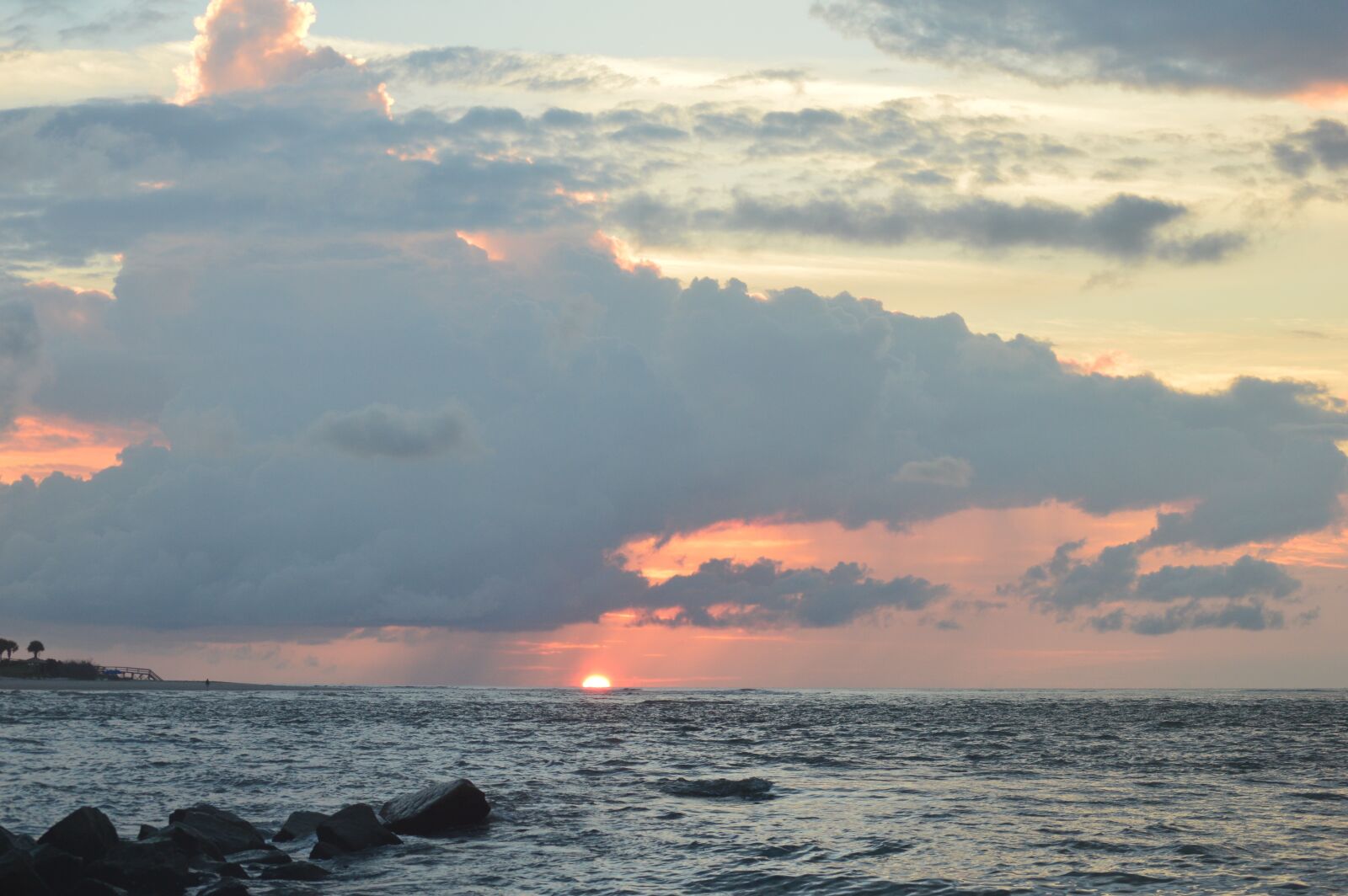 Nikon D3200 sample photo. Sunset, evening, cloudy sky photography