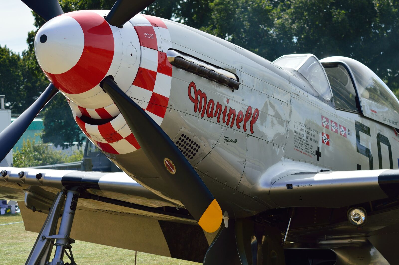 Nikon D3200 sample photo. P51 mustang, plane, fighter photography
