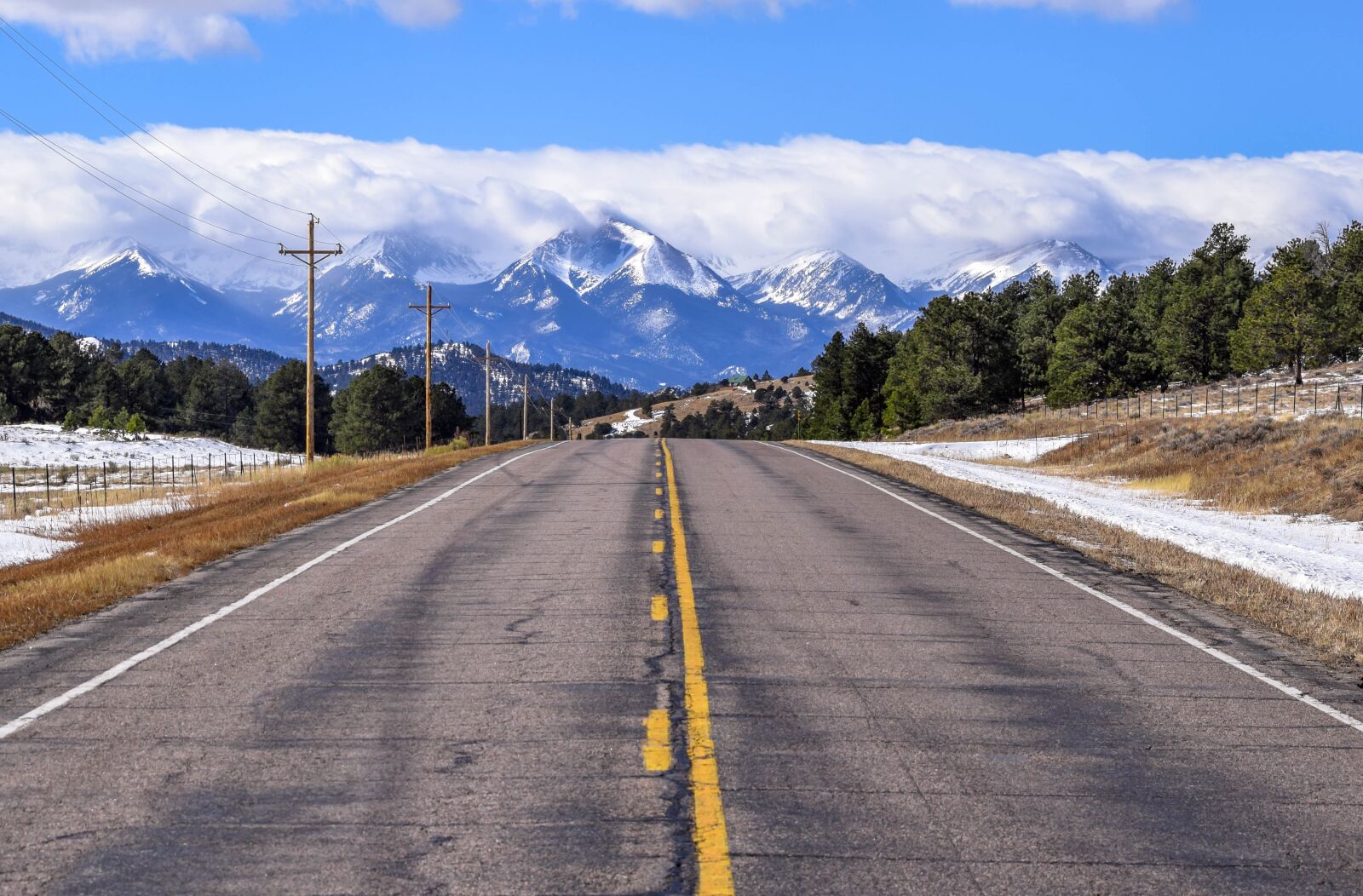 Nikon D3300 sample photo. Road, mountain, colorado photography