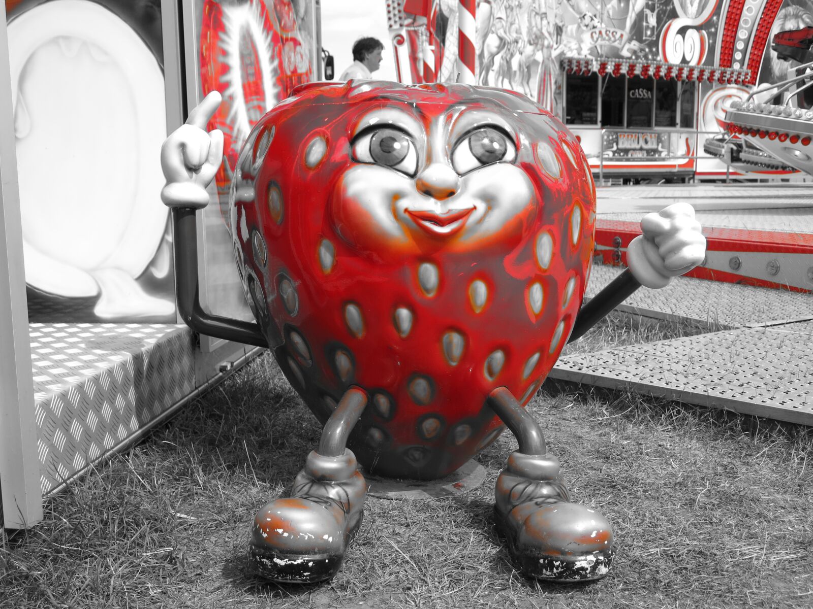 Canon PowerShot G15 sample photo. Cheeky rascal, fruit, strawberry photography