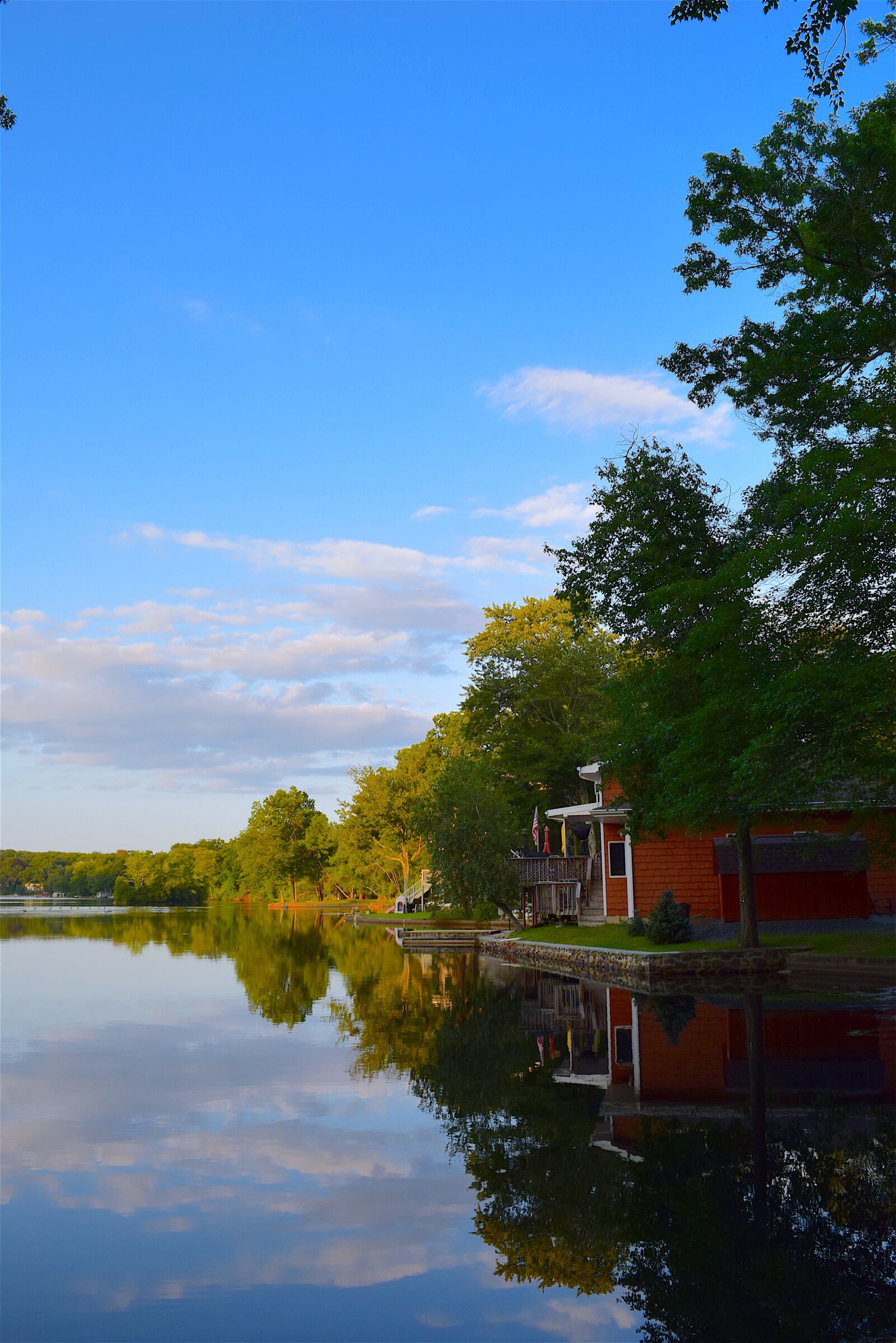 Nikon D3300 sample photo. Lake, sunset, shore photography