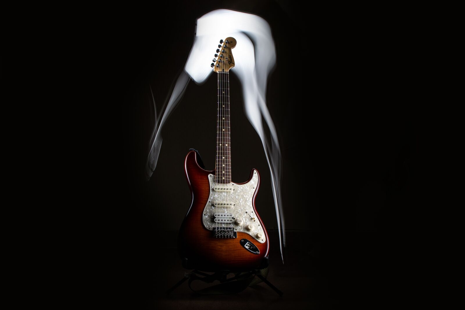 Nikon D3100 sample photo. Guitar, fender, electric photography
