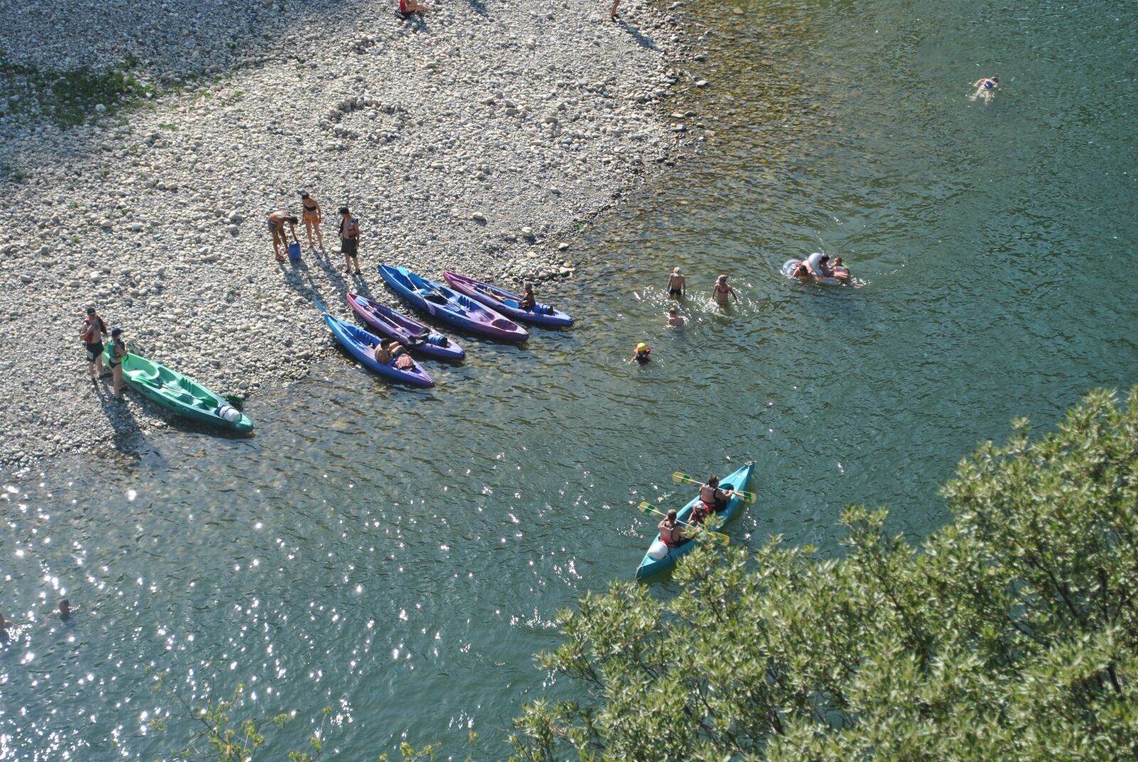 Nikon D3000 sample photo. Summer, river, kayak photography