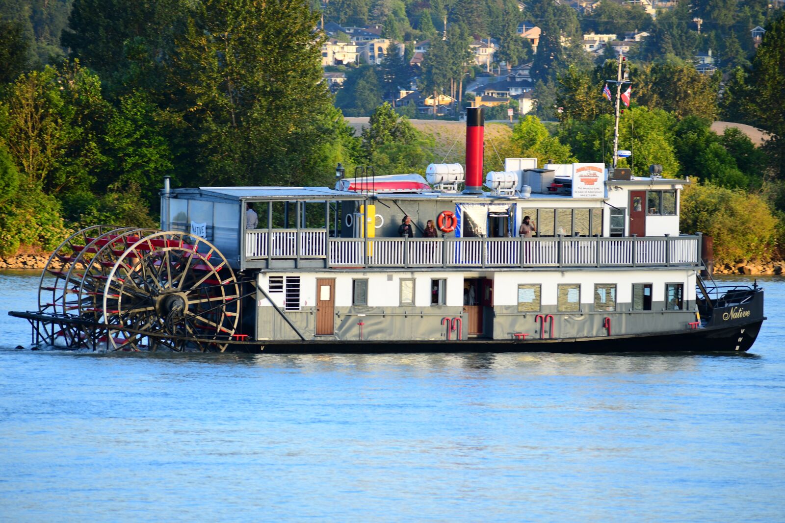 Nikon D7500 sample photo. Paddle wheel boat, steamboat photography