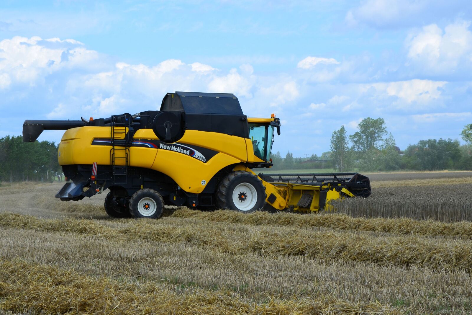 Nikon D5100 sample photo. Combine harvester, grain harvest photography
