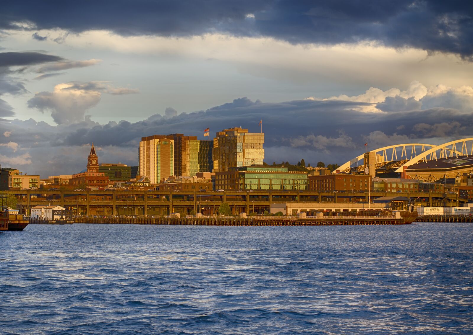 Nikon D5100 sample photo. Seattle, cloudy, cityscape photography