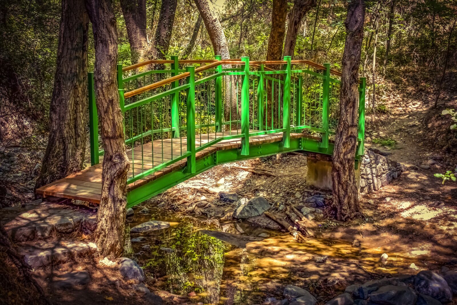 Nikon D3300 sample photo. Bridge, wooden, creek photography