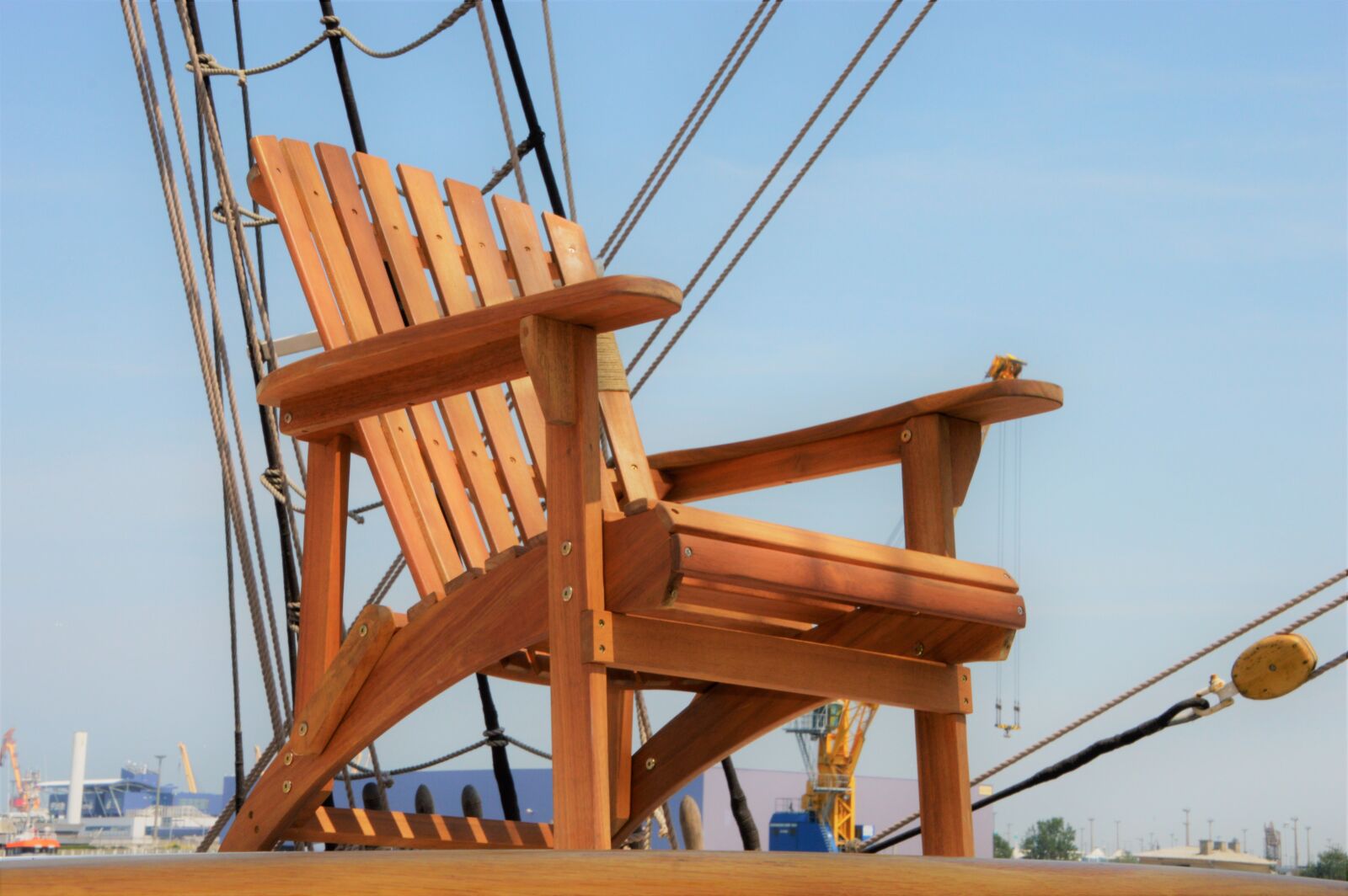 Nikon D3200 sample photo. Mast, strings, ship photography