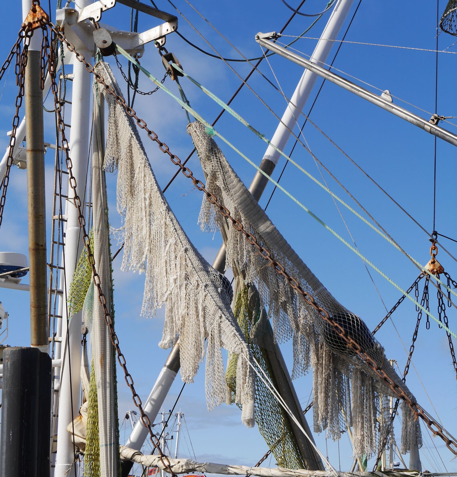 Panasonic Lumix DMC-GH3 sample photo. Fishing nets, dry, shrimp photography