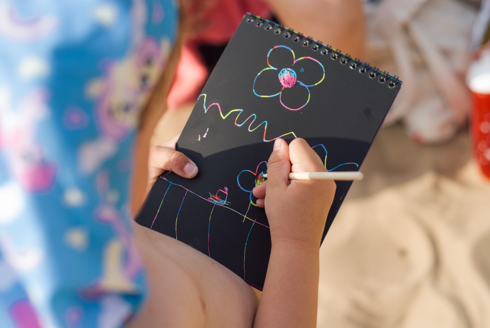 Nikon D200 sample photo. Drawing, the girl draws photography