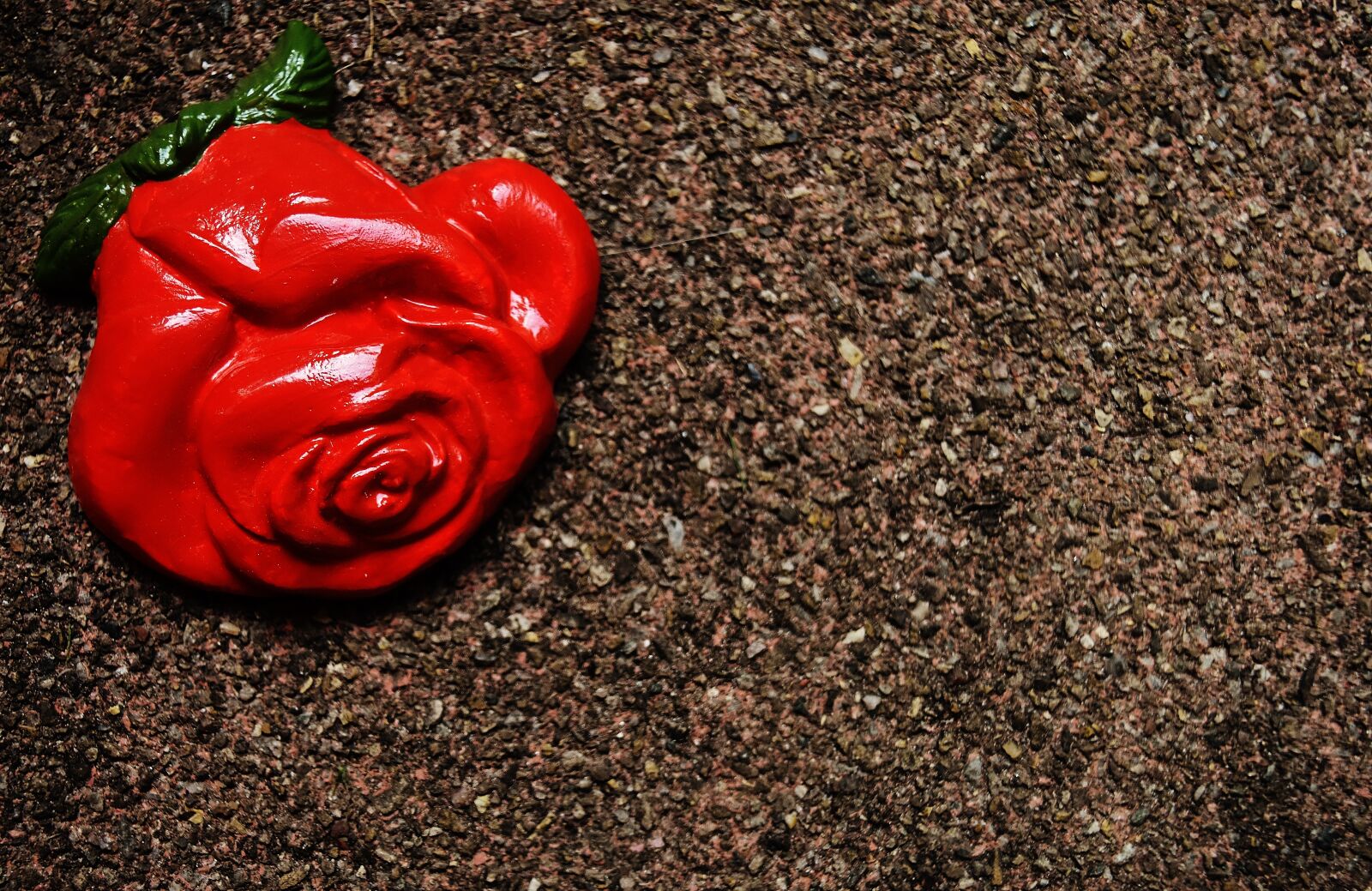 Nikon D7200 sample photo. Rose, gypsum, painted photography