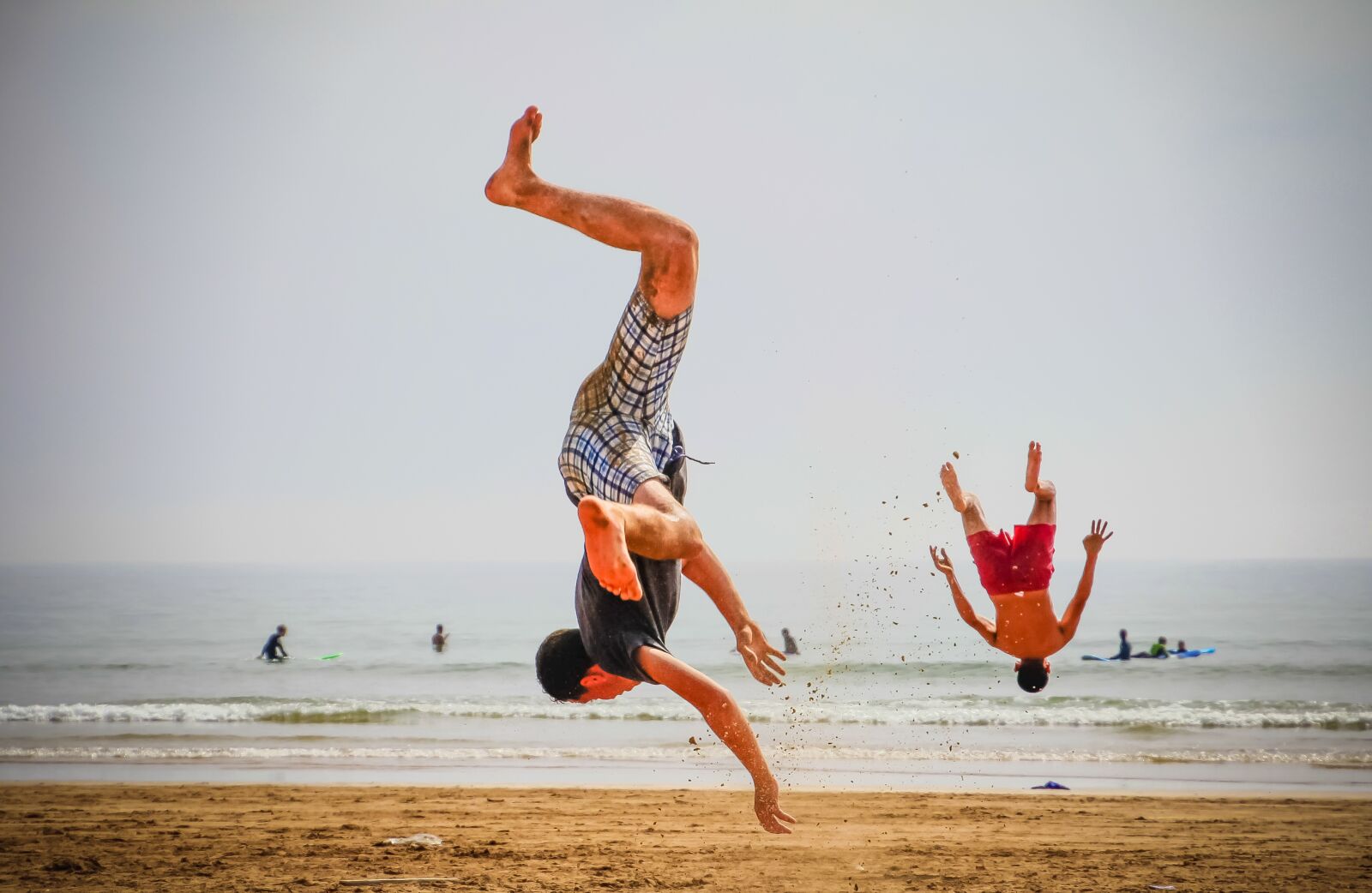 Canon EOS 60D sample photo. Jump, beach, joy photography