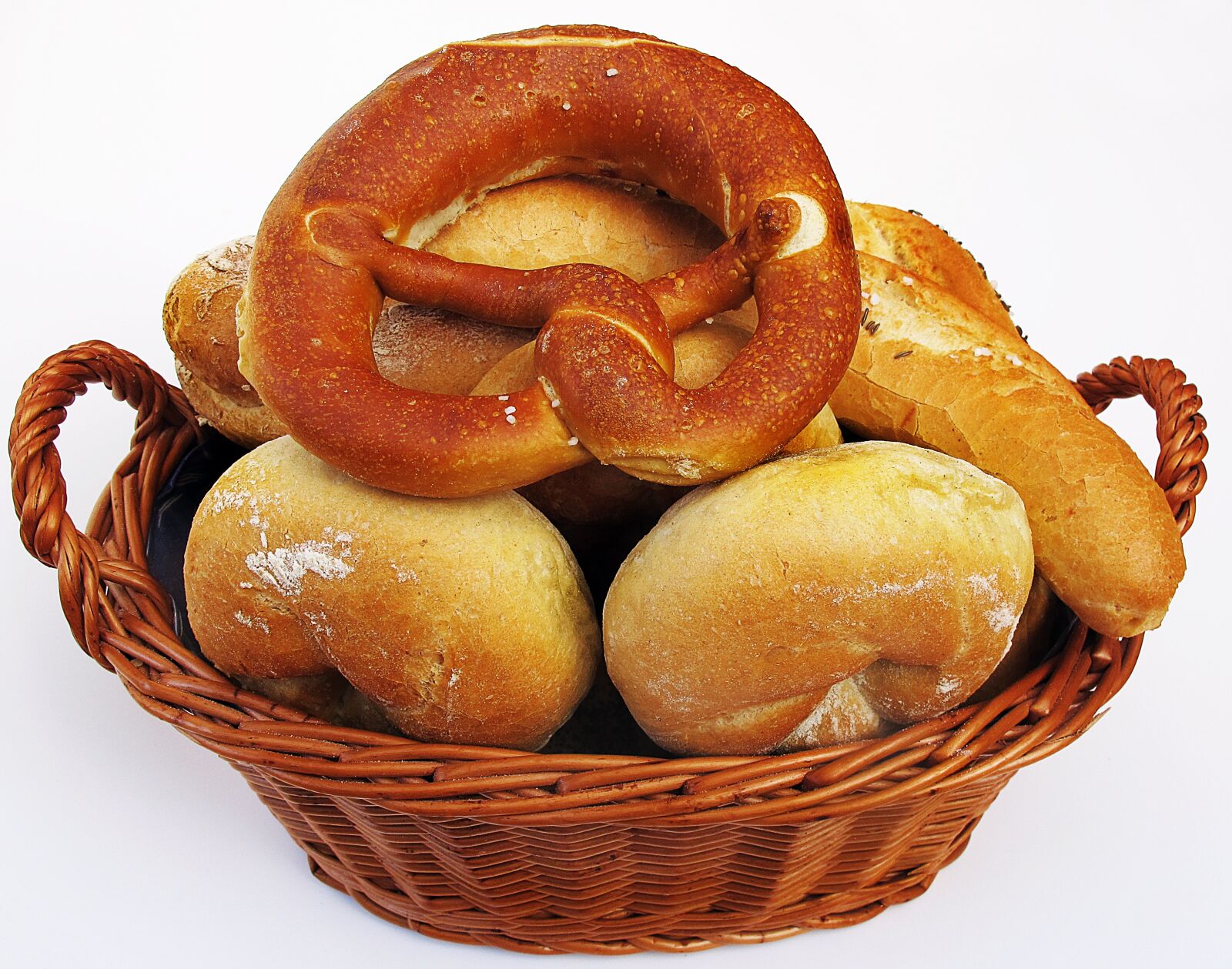 Canon PowerShot G12 sample photo. Roll, salt bar, pretzel photography