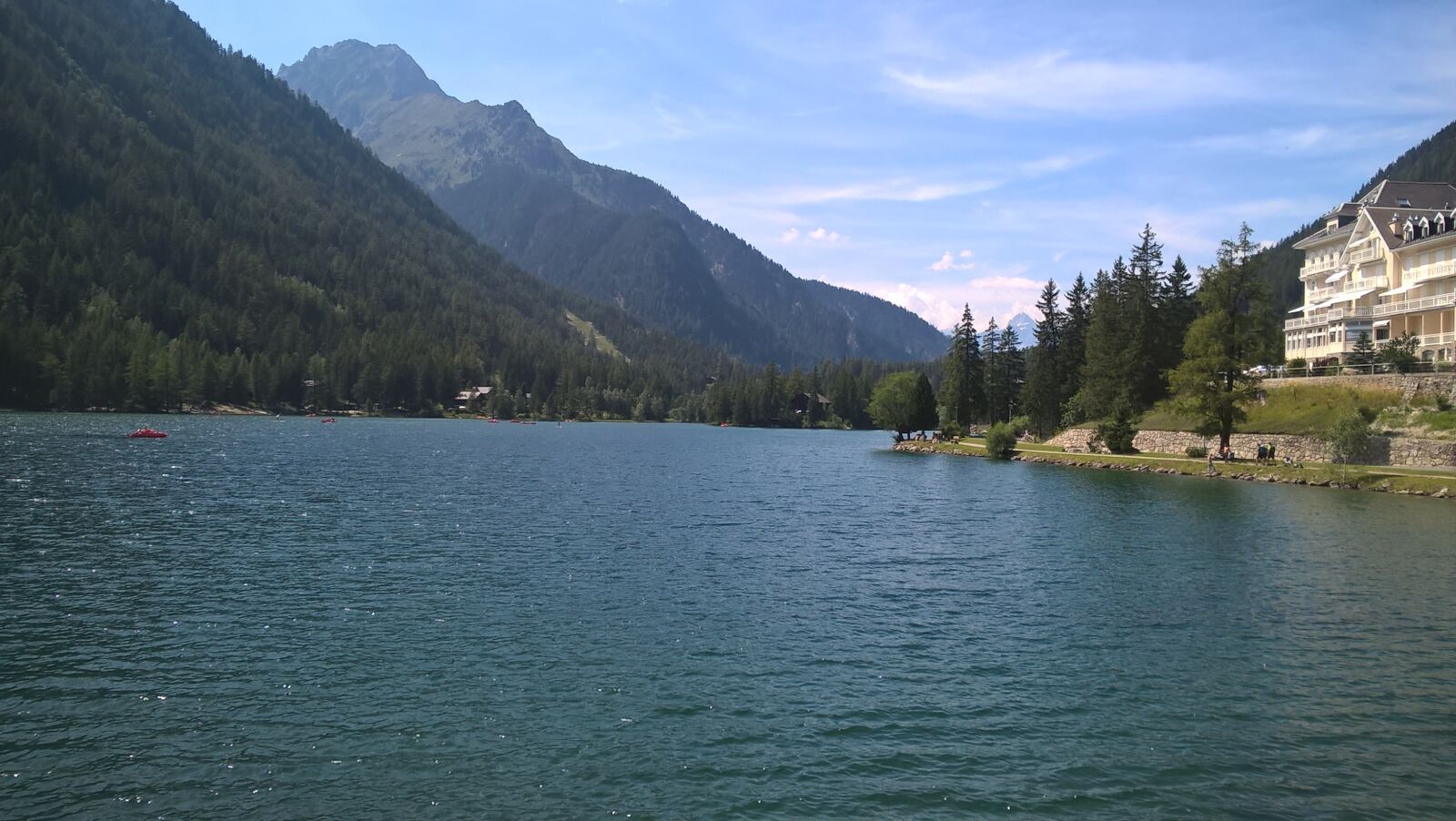 Microsoft Lumia 640 LTE sample photo. Lake, champex lac, tmb photography