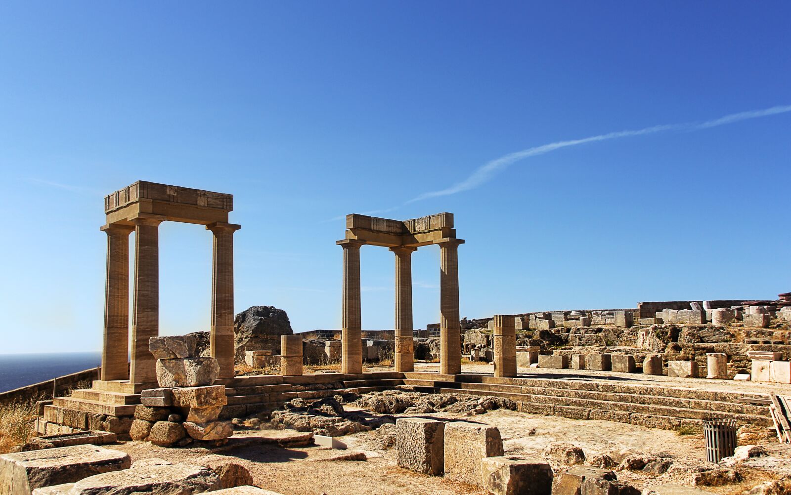 Canon EOS 550D (EOS Rebel T2i / EOS Kiss X4) sample photo. Ruin, greece, rhodes photography