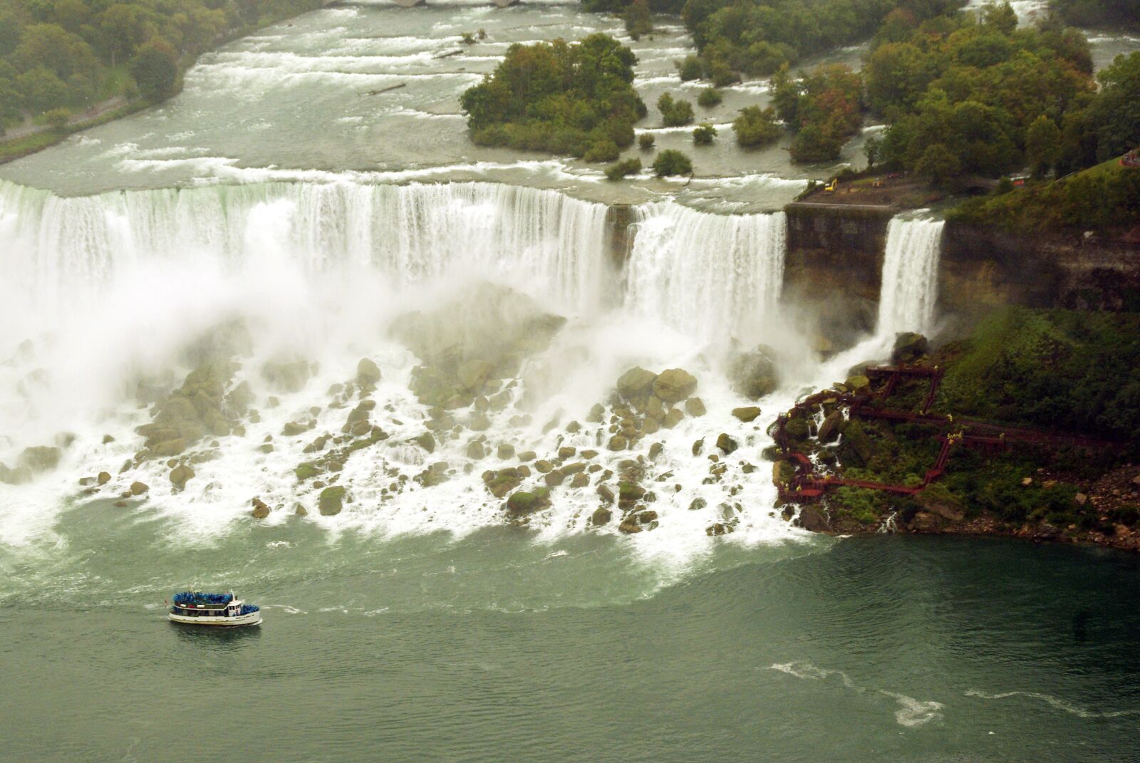 Pentax K200D sample photo. Usa, niagara, fall american photography