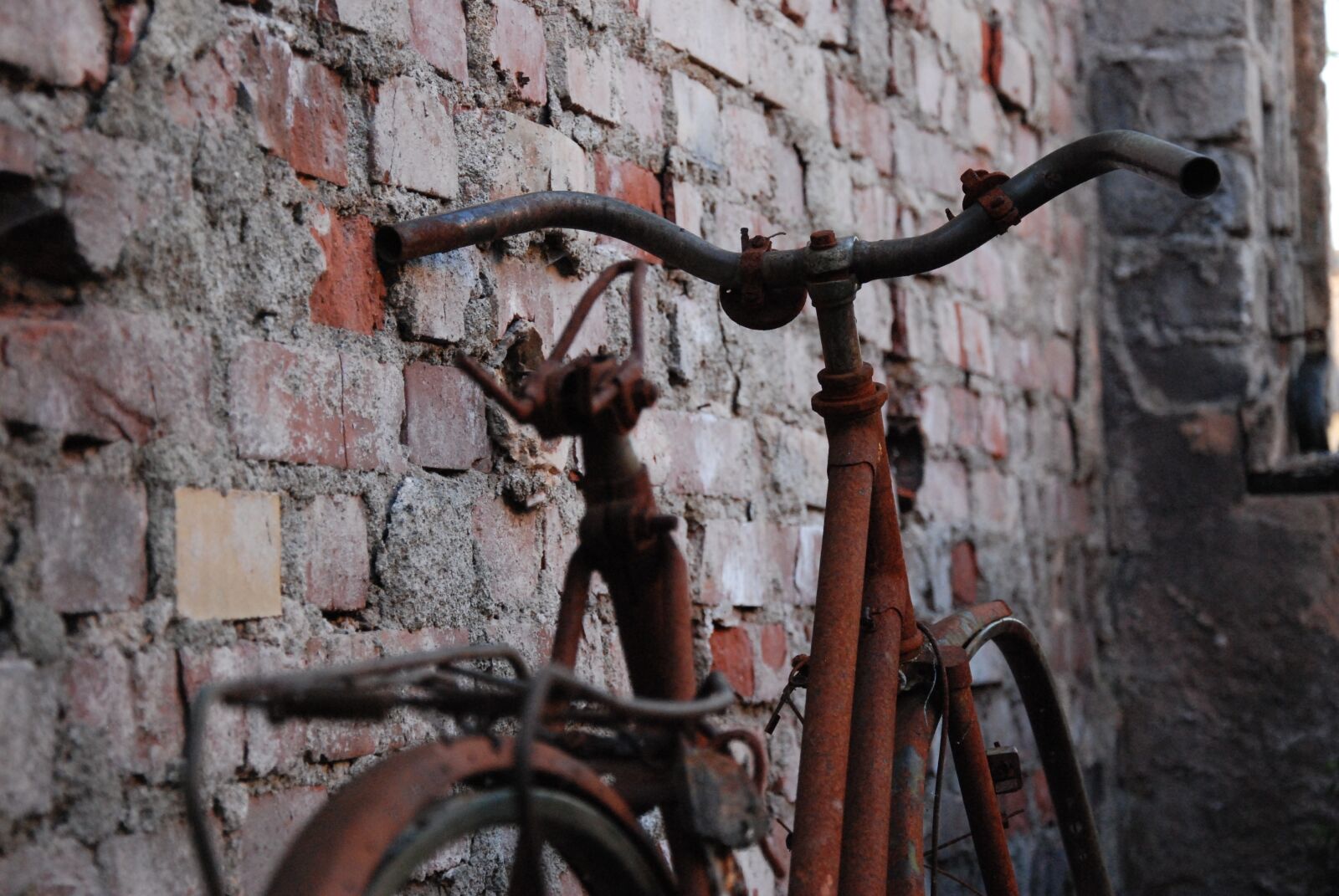 Nikon D80 sample photo. Bike, rust, old photography