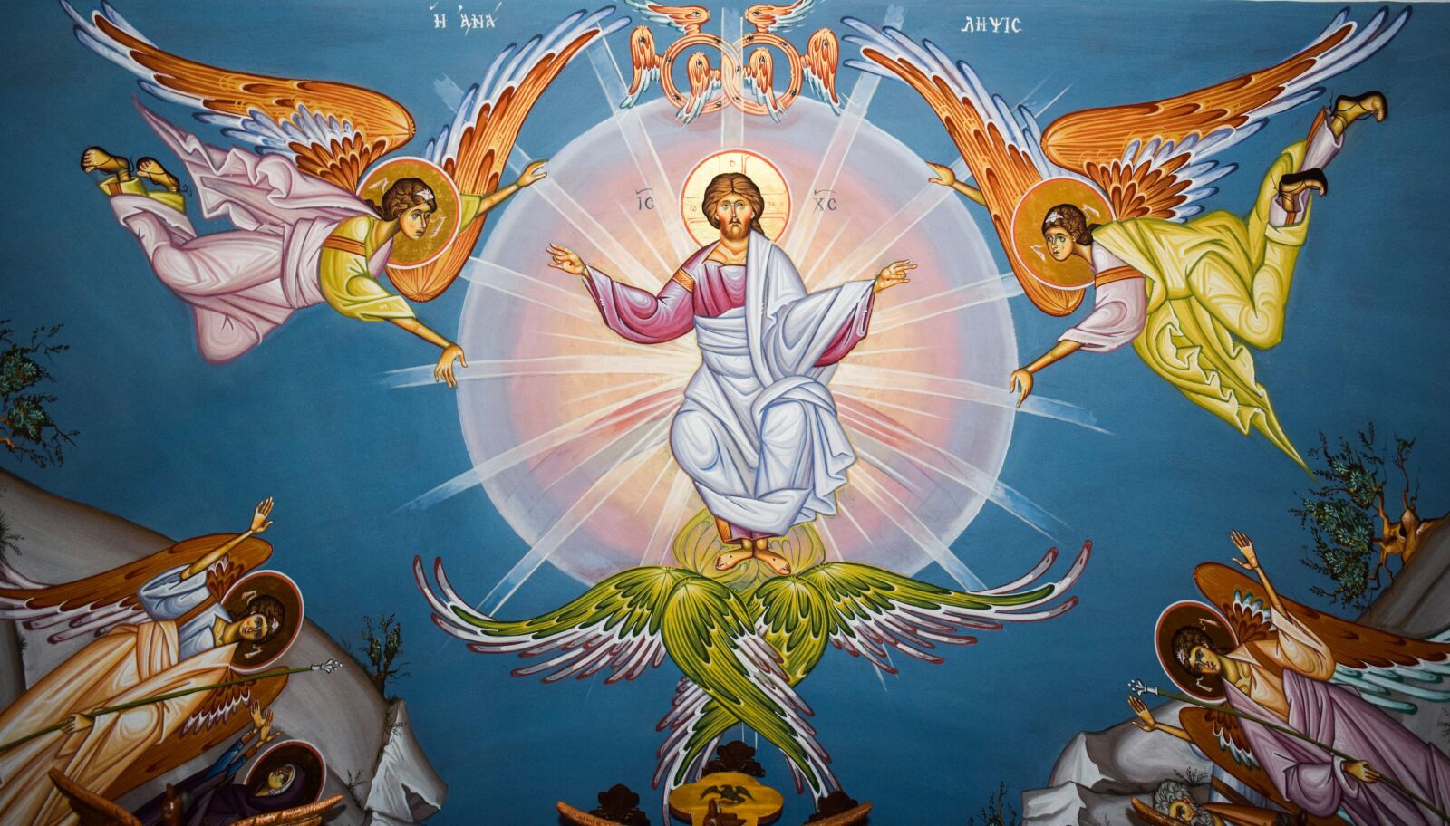 Nikon D3300 sample photo. Ascension of christ, iconography photography