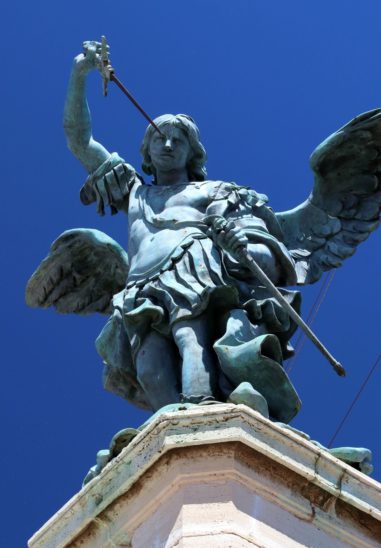 Canon EOS 80D sample photo. Rome, statue, bridge photography