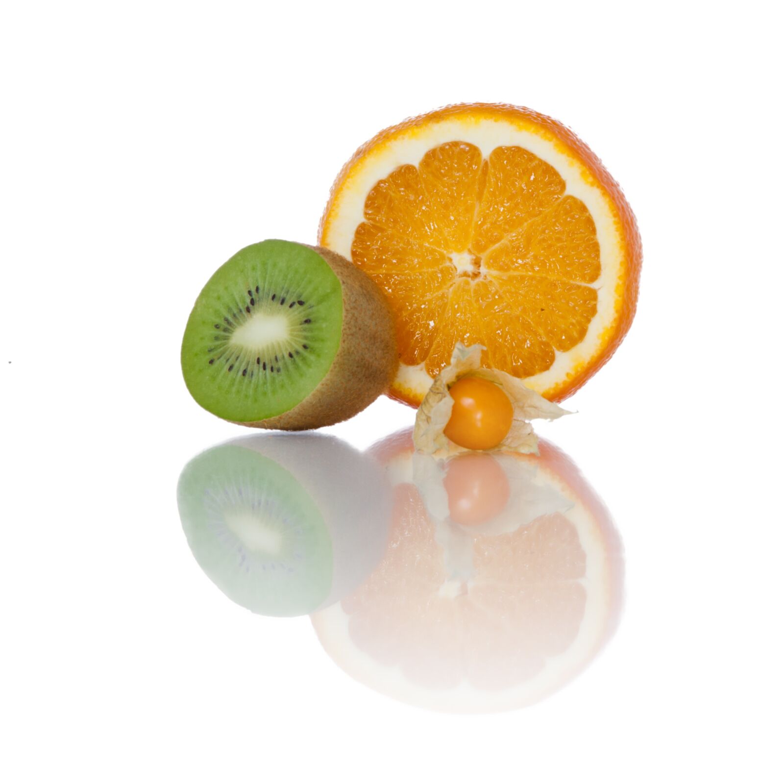 Canon EOS 400D (EOS Digital Rebel XTi / EOS Kiss Digital X) sample photo. Fruit, orange, kiwi photography