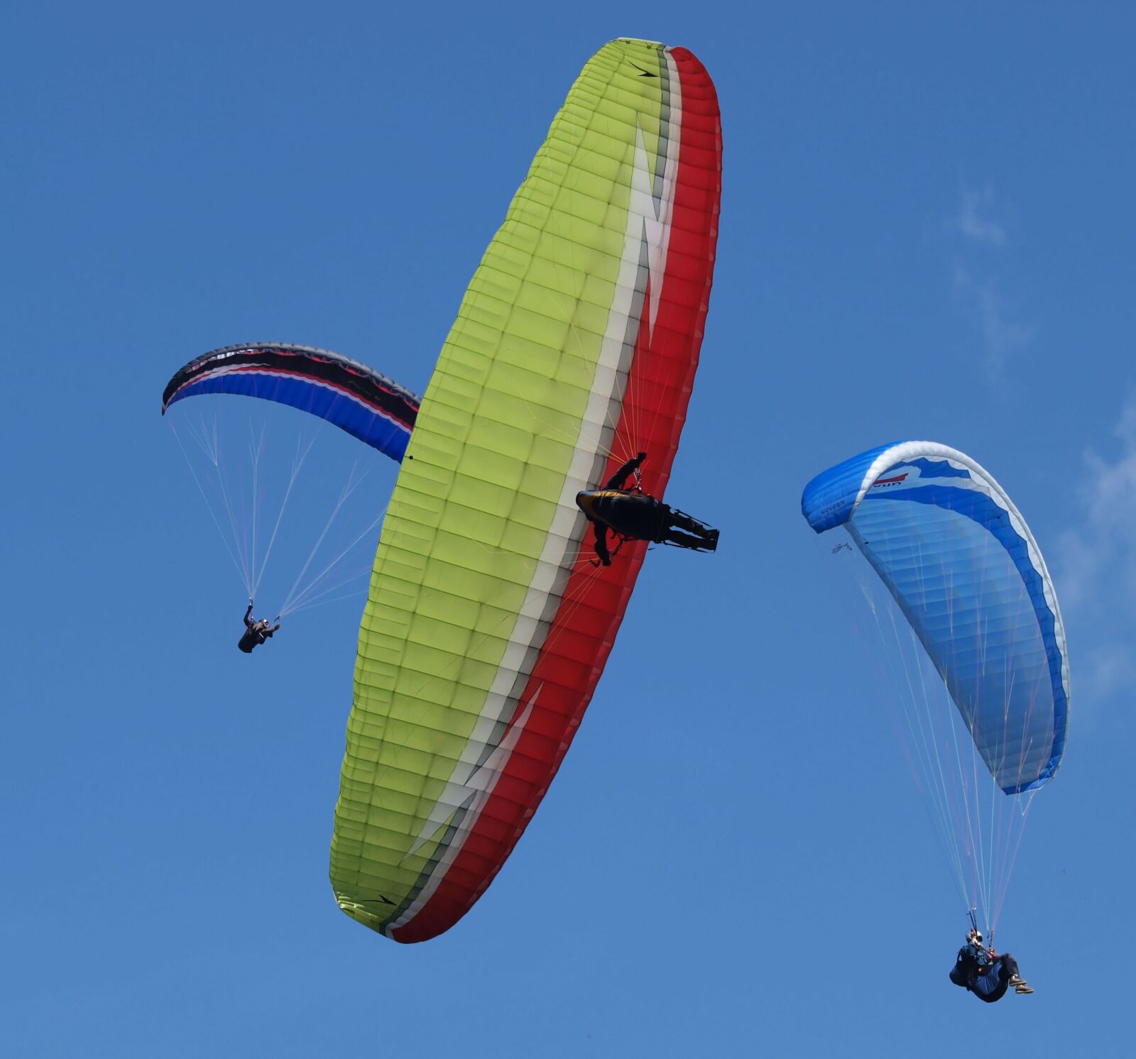 Olympus E-420 (EVOLT E-420) sample photo. Paragliding, sport, extreme photography