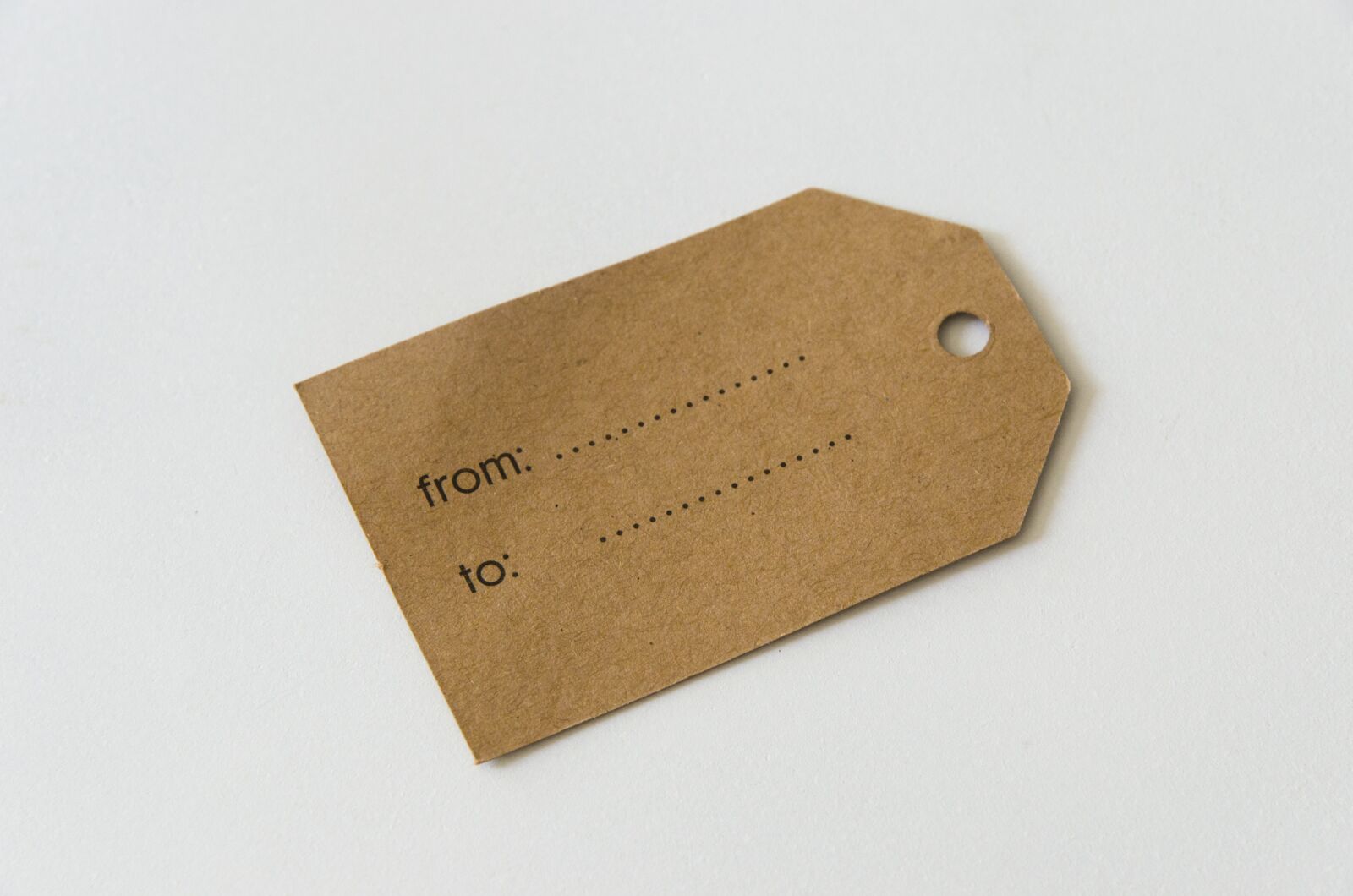 Nikon D5100 sample photo. Label, paper, kraft photography