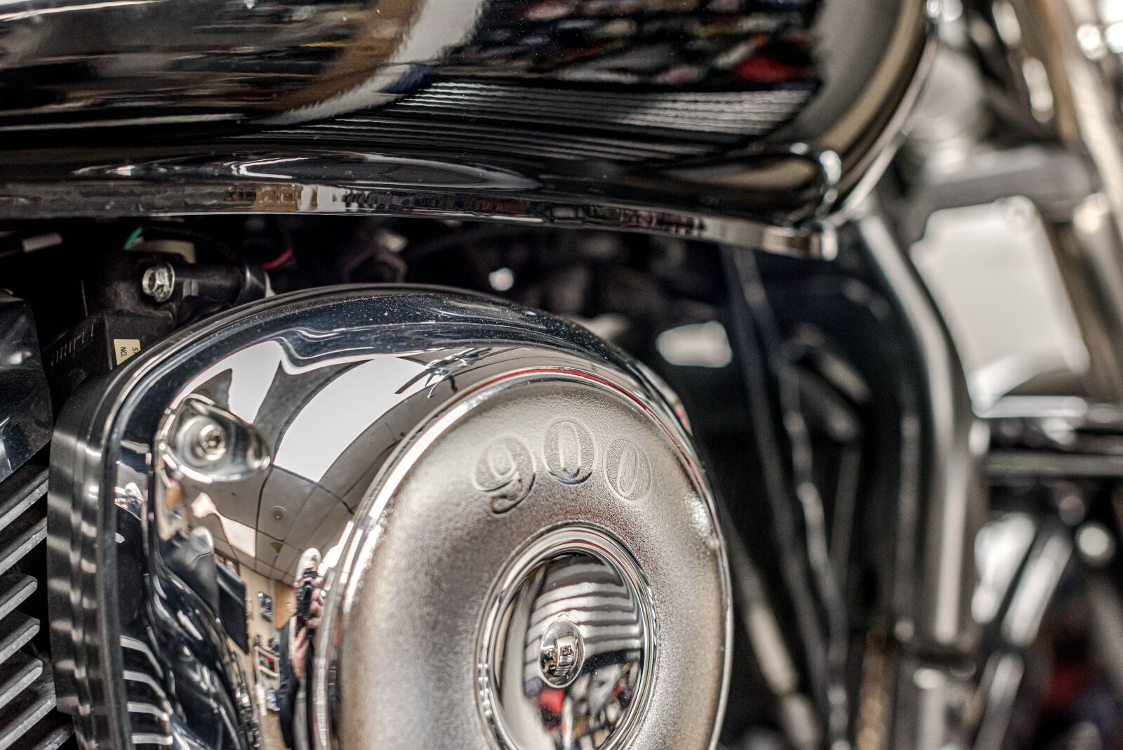 Nikon D810 sample photo. Motorcycle, engine, black photography