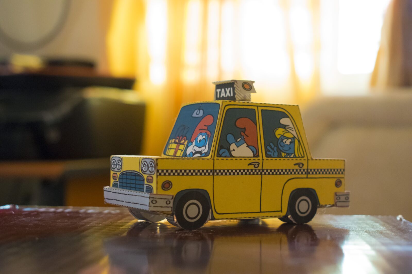 Nikon D3300 sample photo. Car, paper toy, toy photography