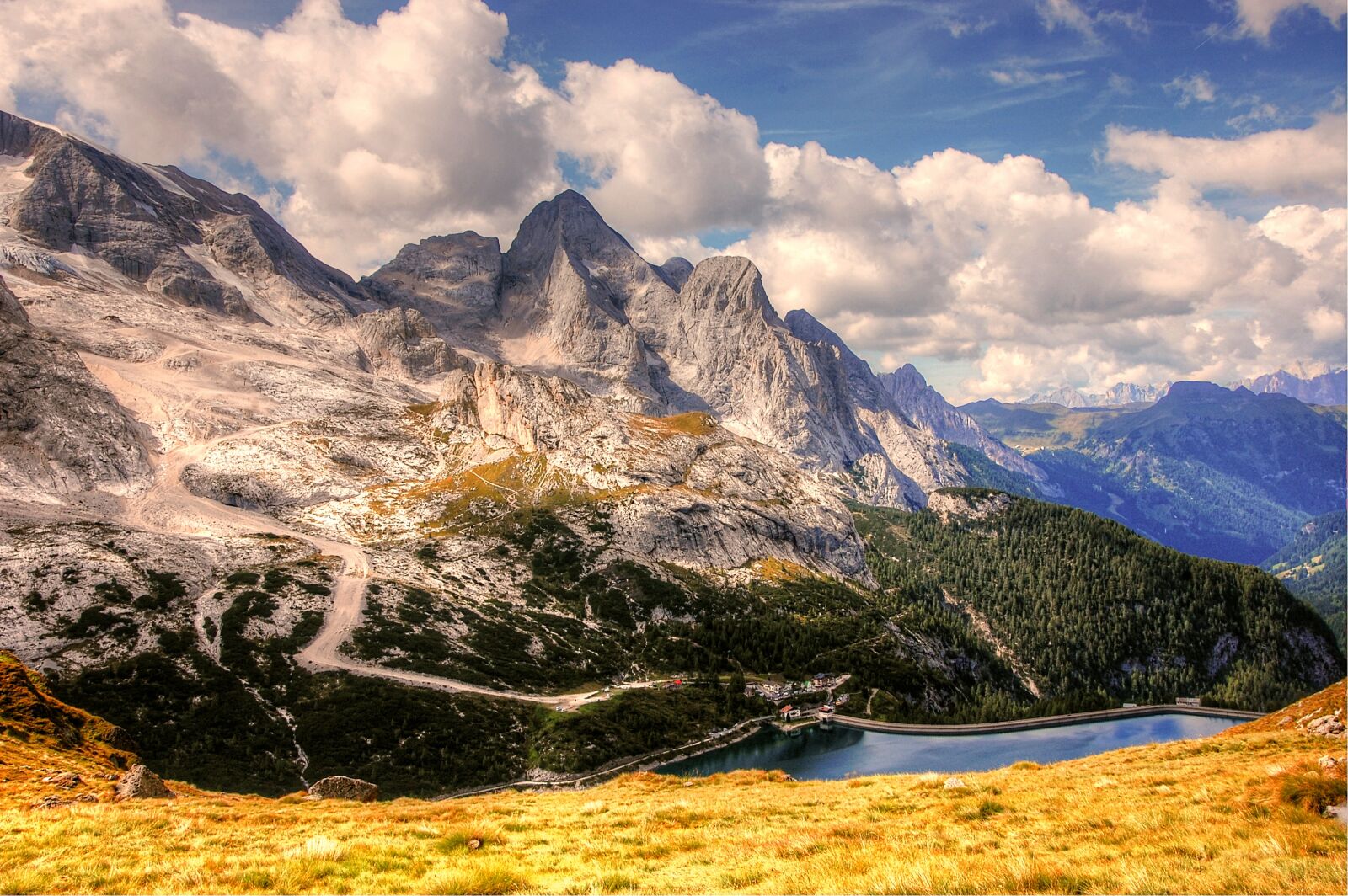 Nikon D40 sample photo. Dolomites, marmolada, mountains photography
