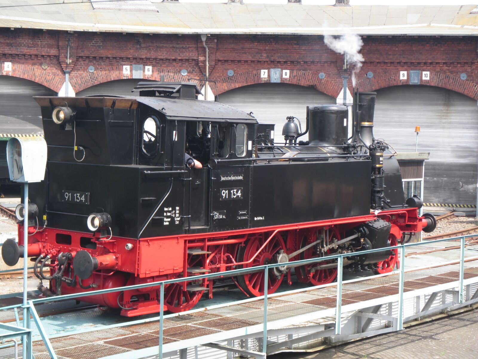 Canon PowerShot D20 sample photo. Pasewalk, steam locomotive, railway photography