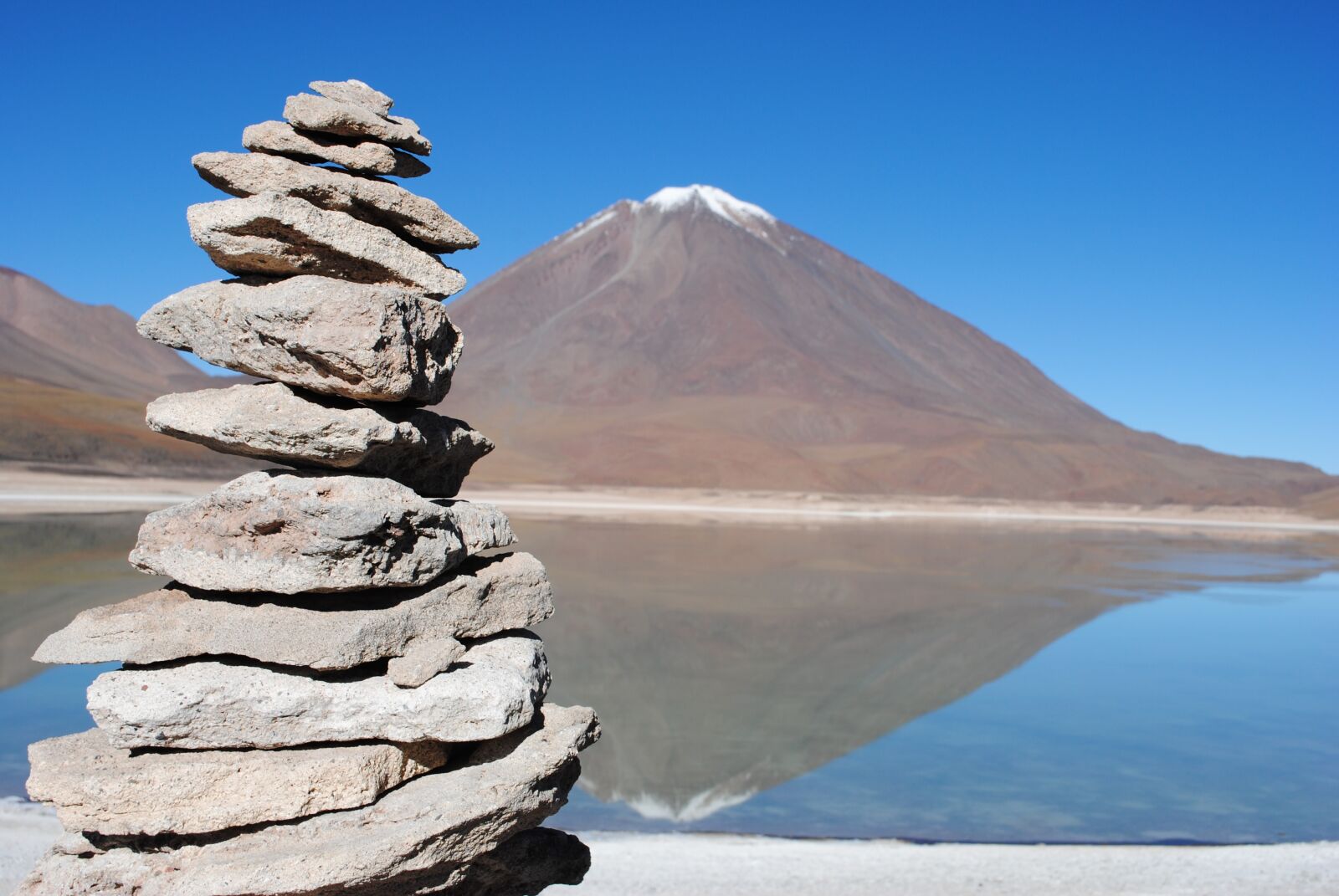 Nikon D3000 sample photo. Green lagoon, bolivia, altiplano photography
