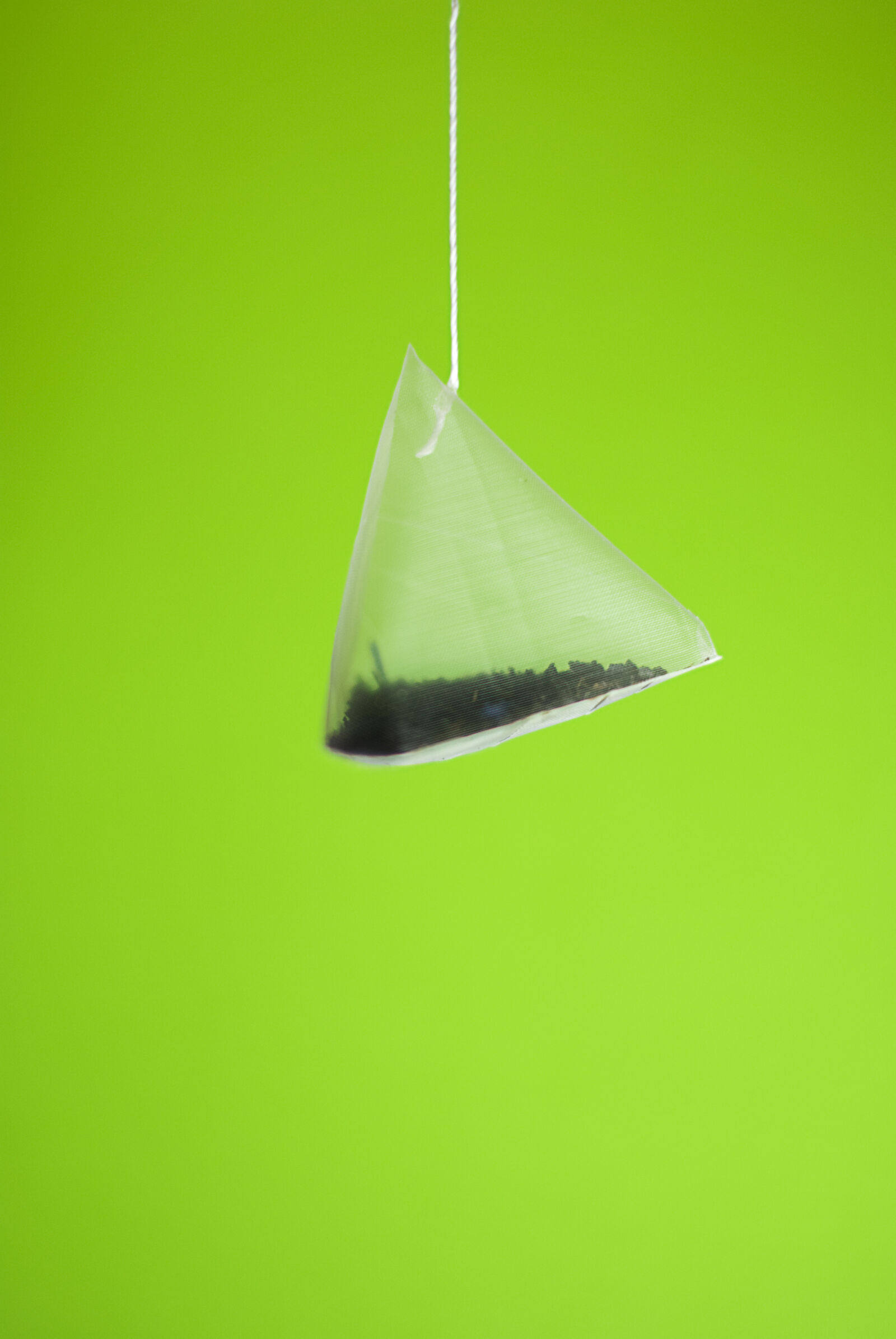 Nikon D60 sample photo. Green, piramid, tea photography