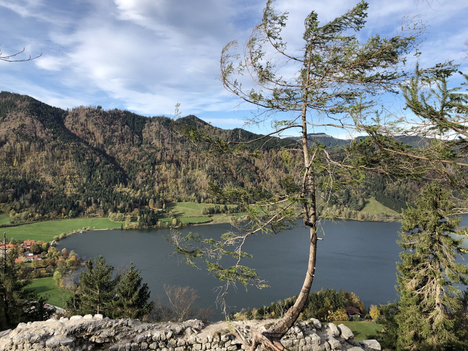 iPhone X back dual camera 4mm f/1.8 sample photo. Schliersee, upper bavaria, bavaria photography