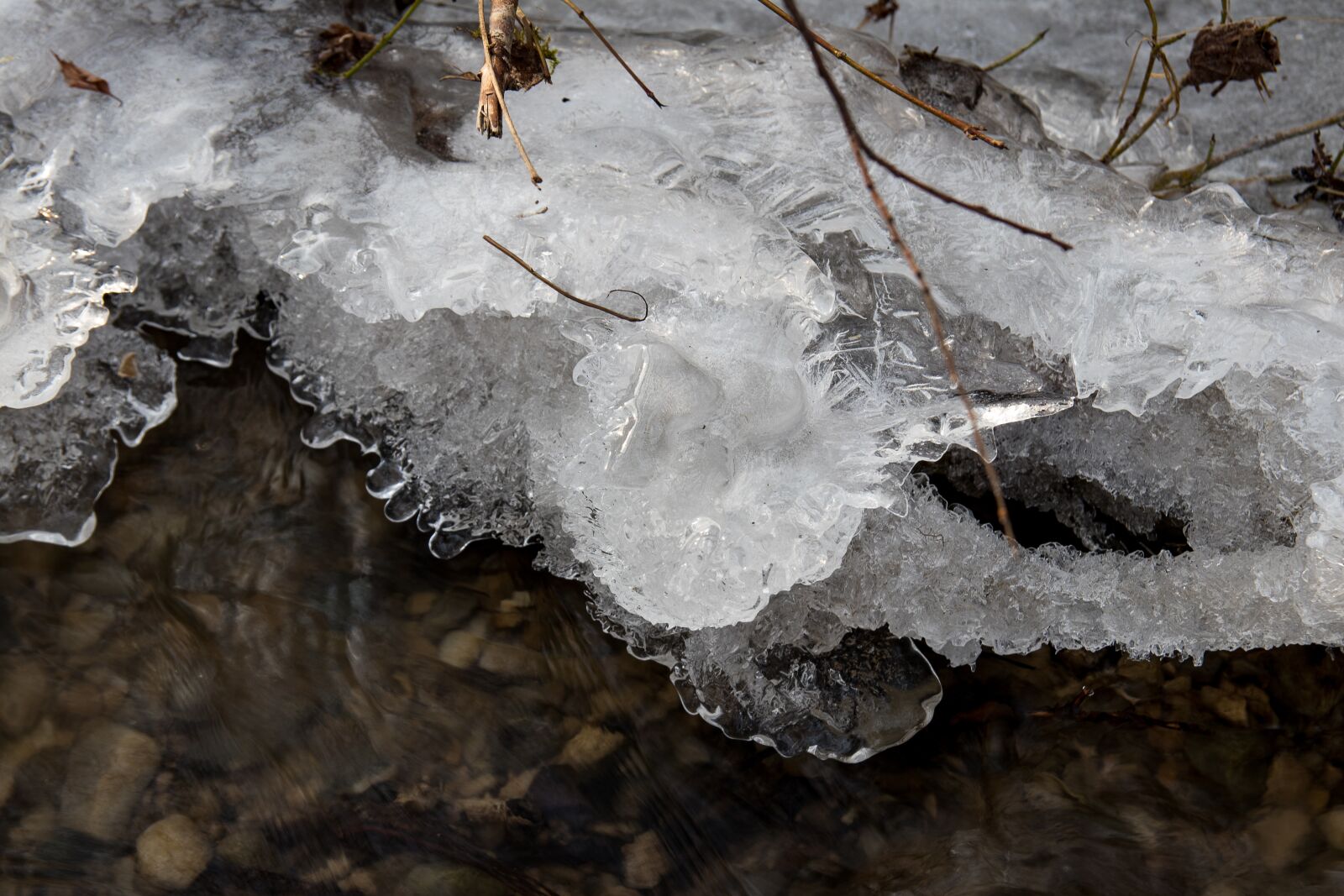 Canon EOS 80D sample photo. Ice, winter, water photography