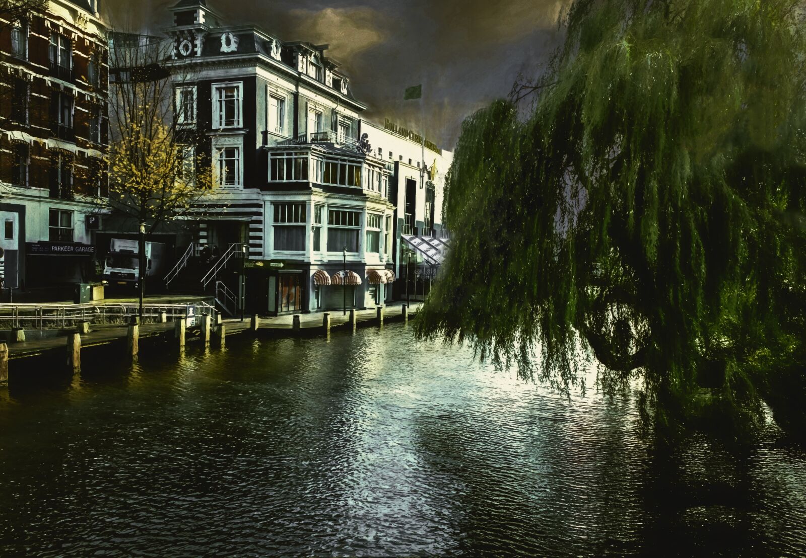 Canon EOS 500D (EOS Rebel T1i / EOS Kiss X3) sample photo. Amsterdam, river, tree photography