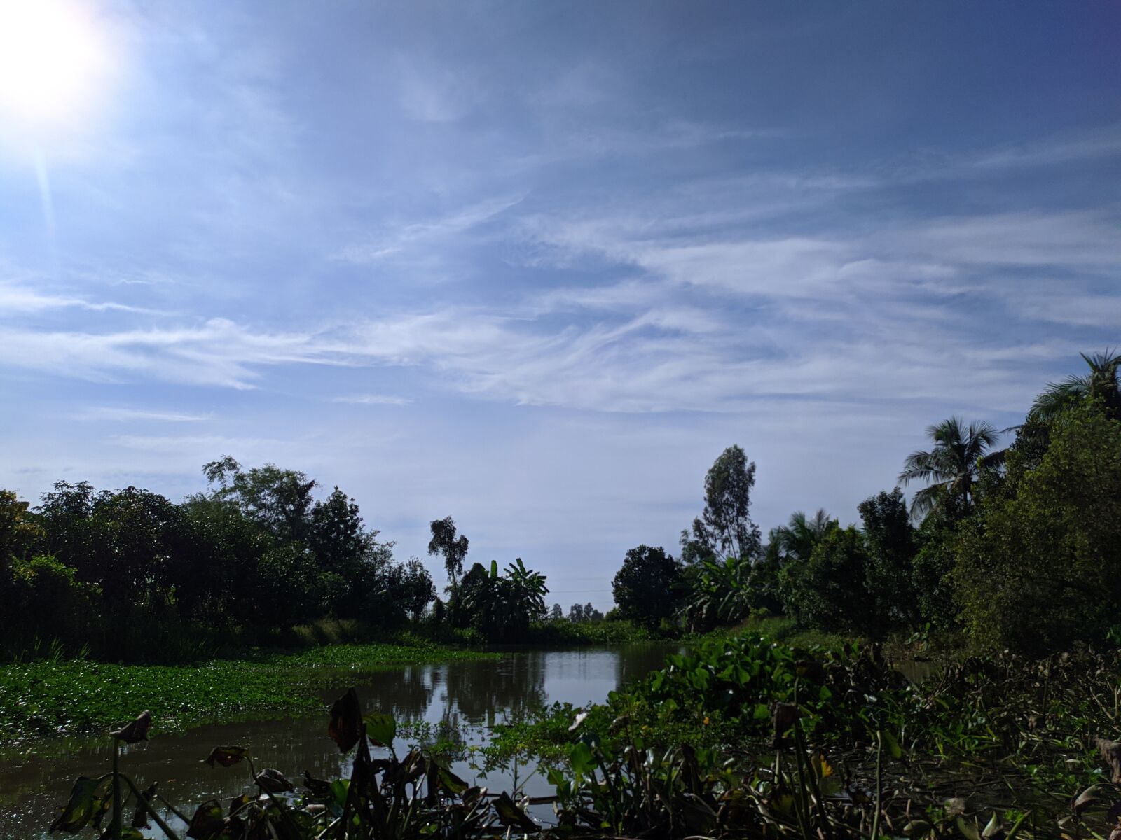 Xiaomi Redmi Note 7 sample photo. The sun, sky, blue photography